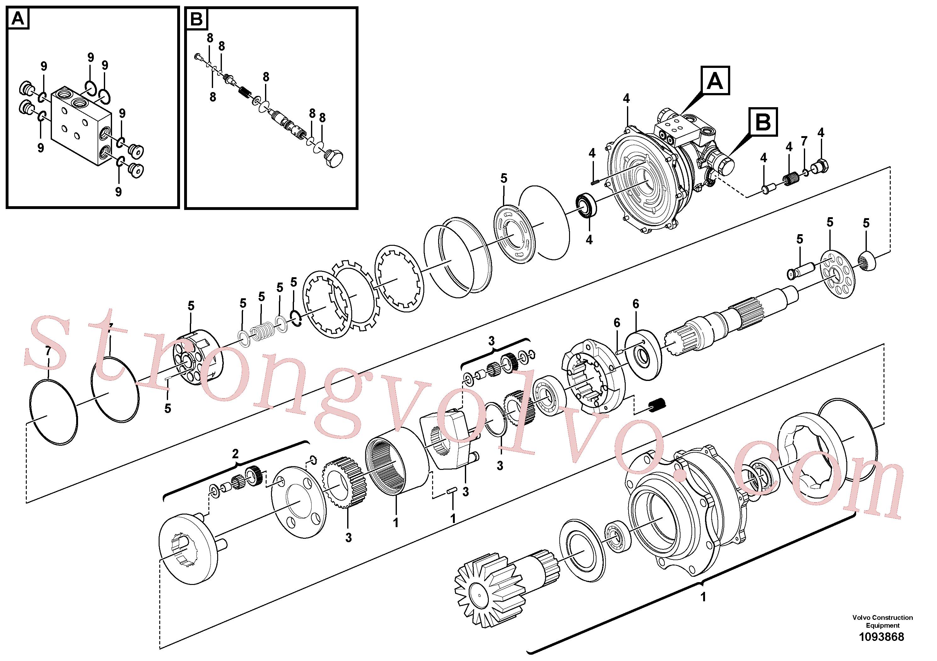 Atacado VOE14729993 Carroceria Volvo escavadeira