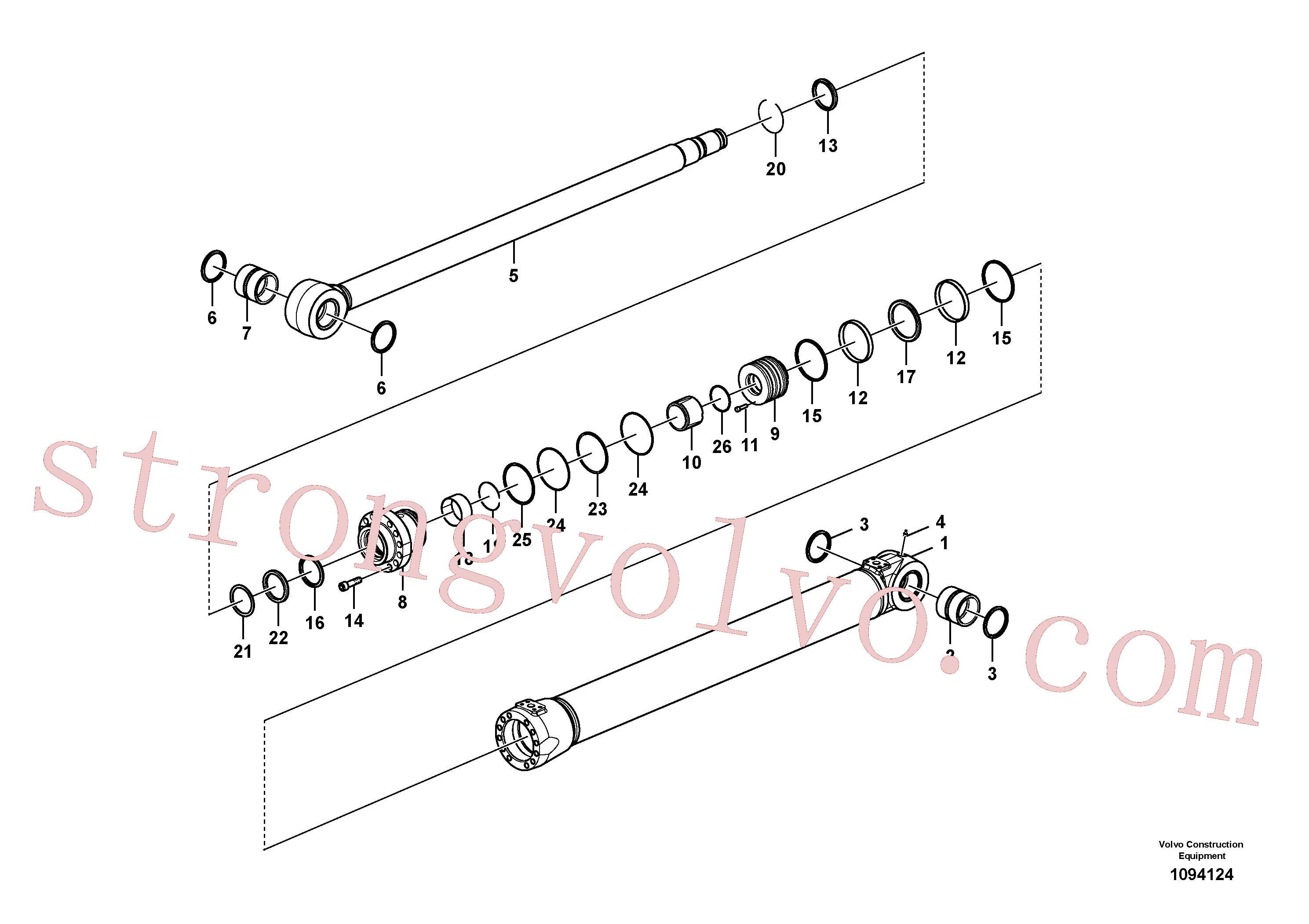 Volvo Montagem VOE14670815 Cofre Acessórios