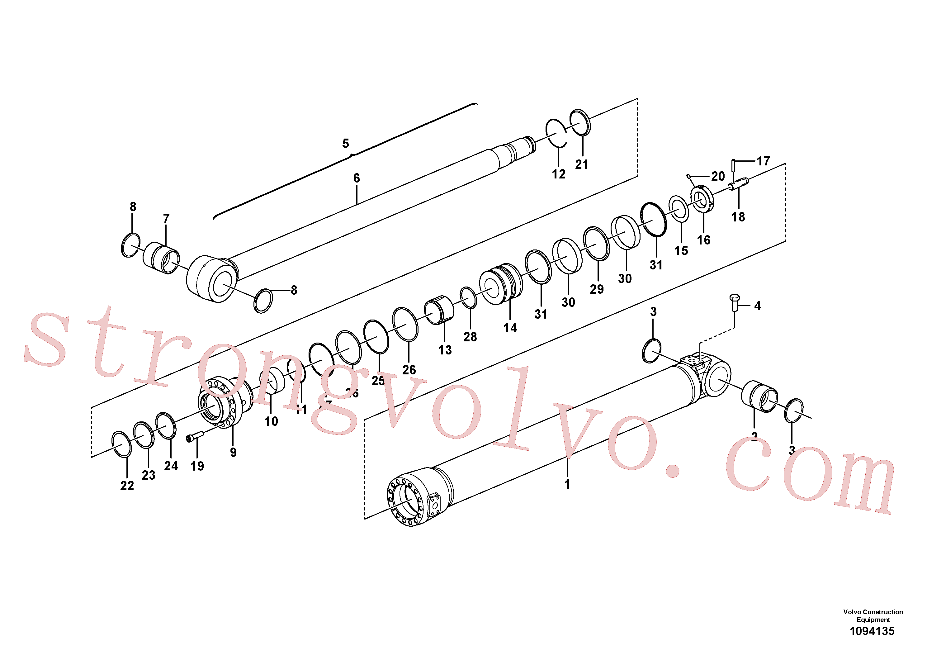 Volvo Montagem VOE14589728 Jogo de vedação Acessórios