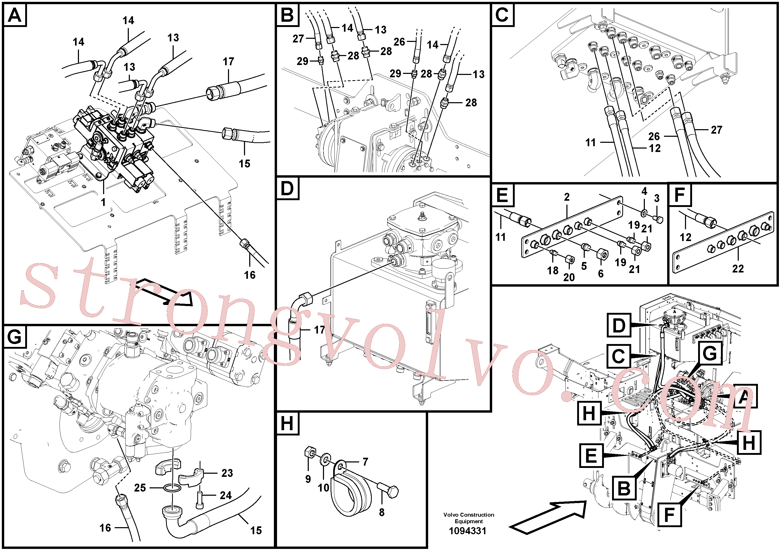 VOE15800402 Volvo(1094331 Montagem)