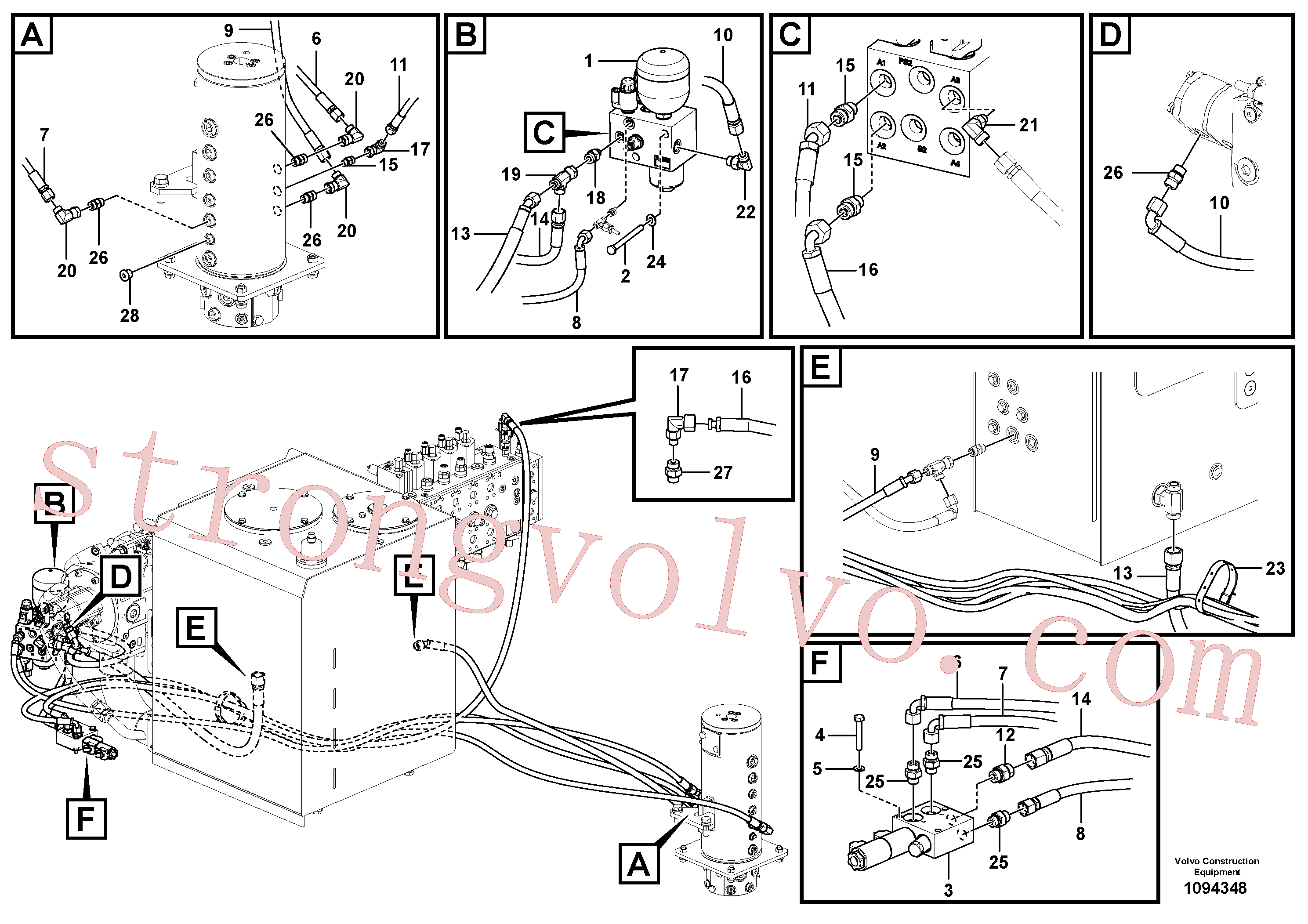 VOE15048197 Volvo(1094348 Montagem)