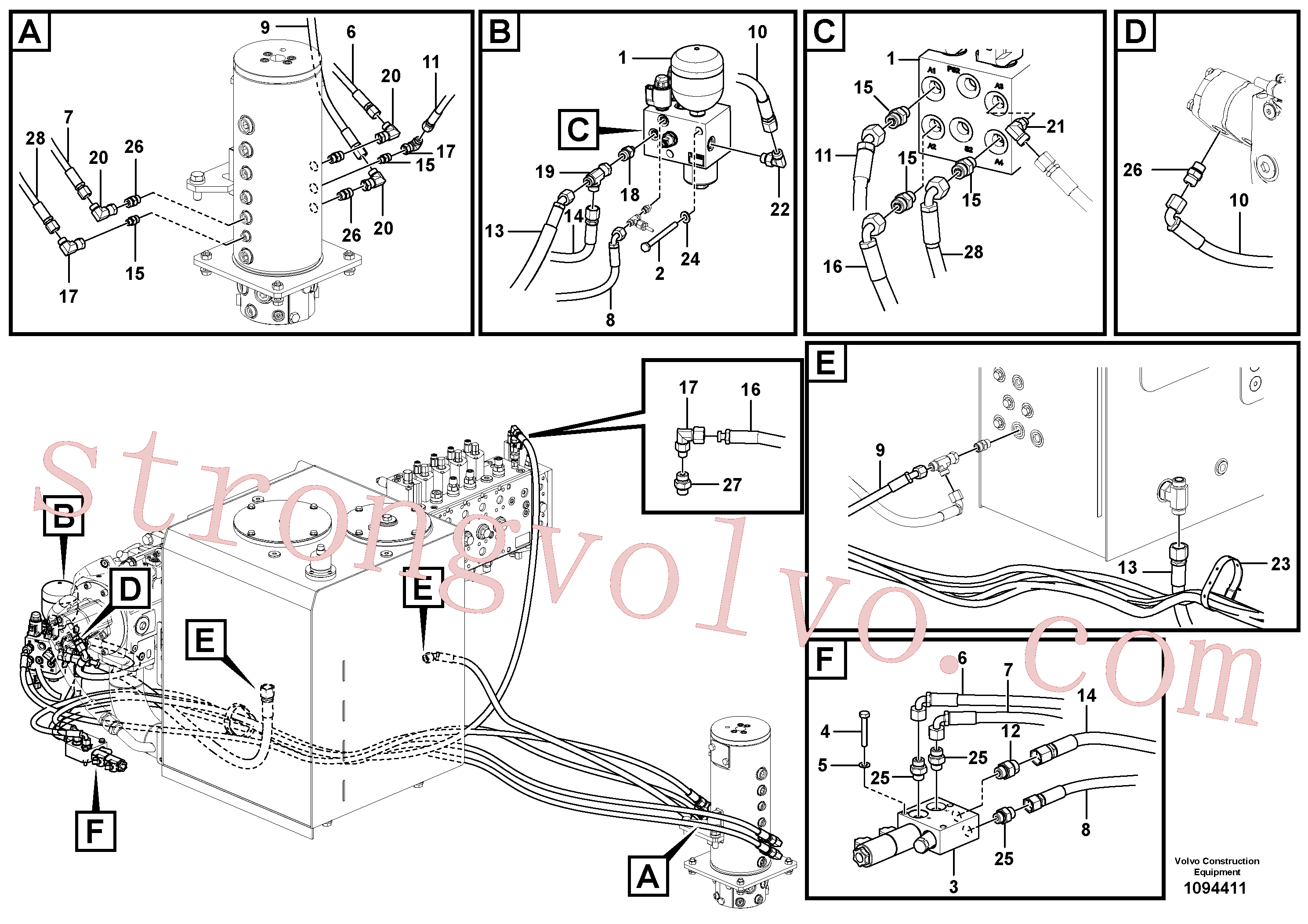 VOE997936 Volvo(1094411 Montagem)