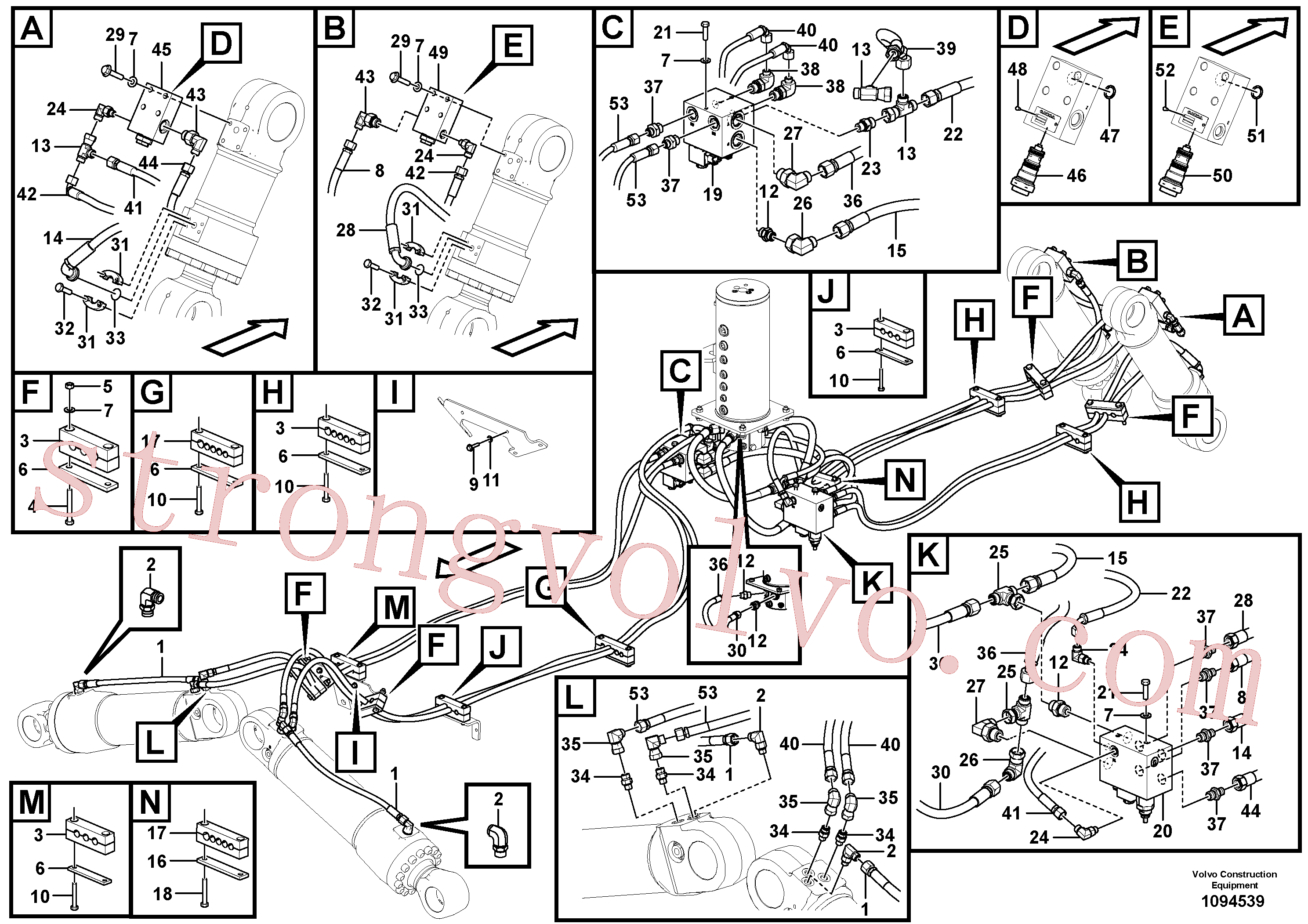 VOE937100 Volvo(1094539 Montagem)