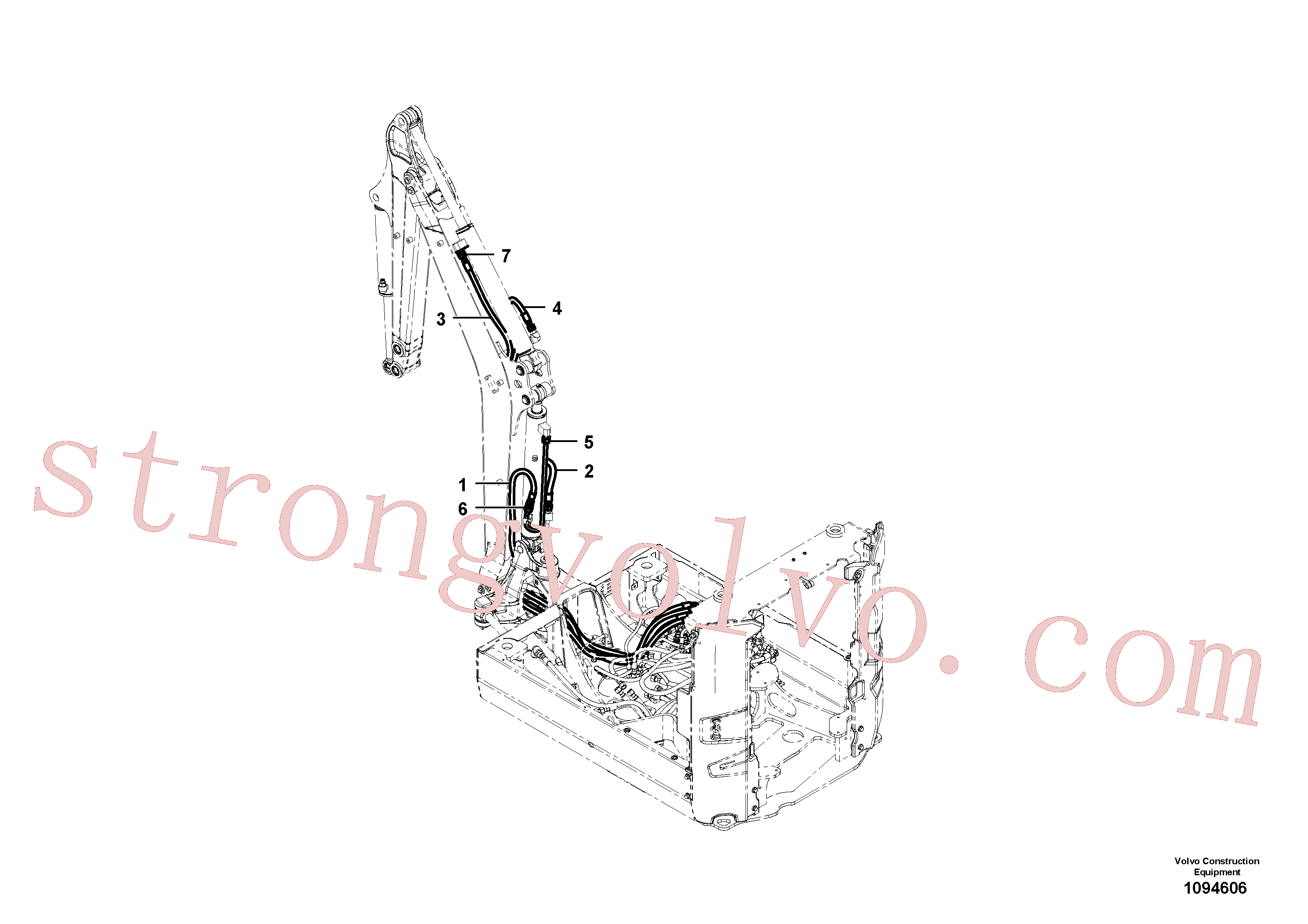 Volvo Montagem VOE15139136 Mangueira completa Acessórios