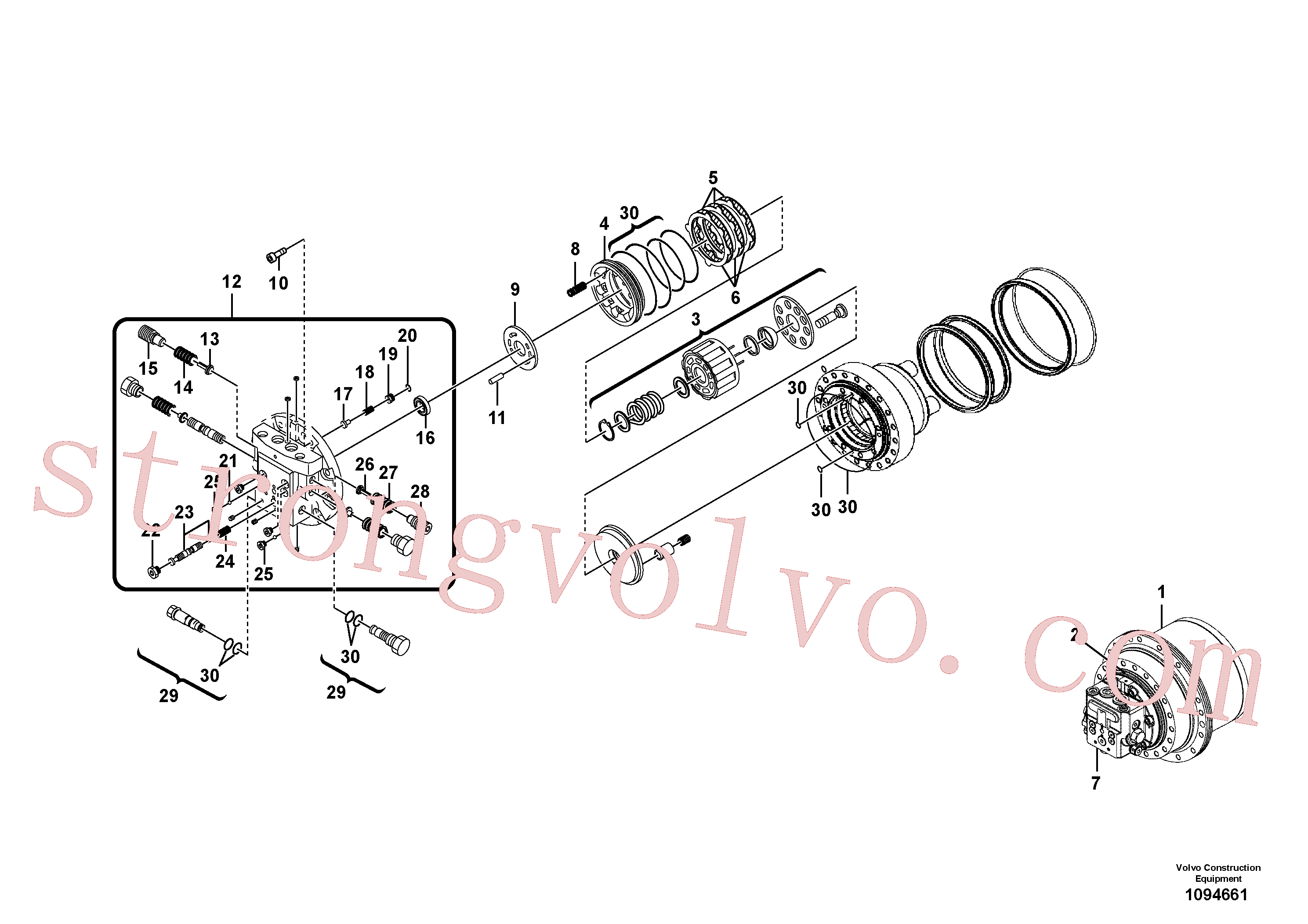 Volvo VOE14567683 Bujão Volvo Acessórios para escavadeira