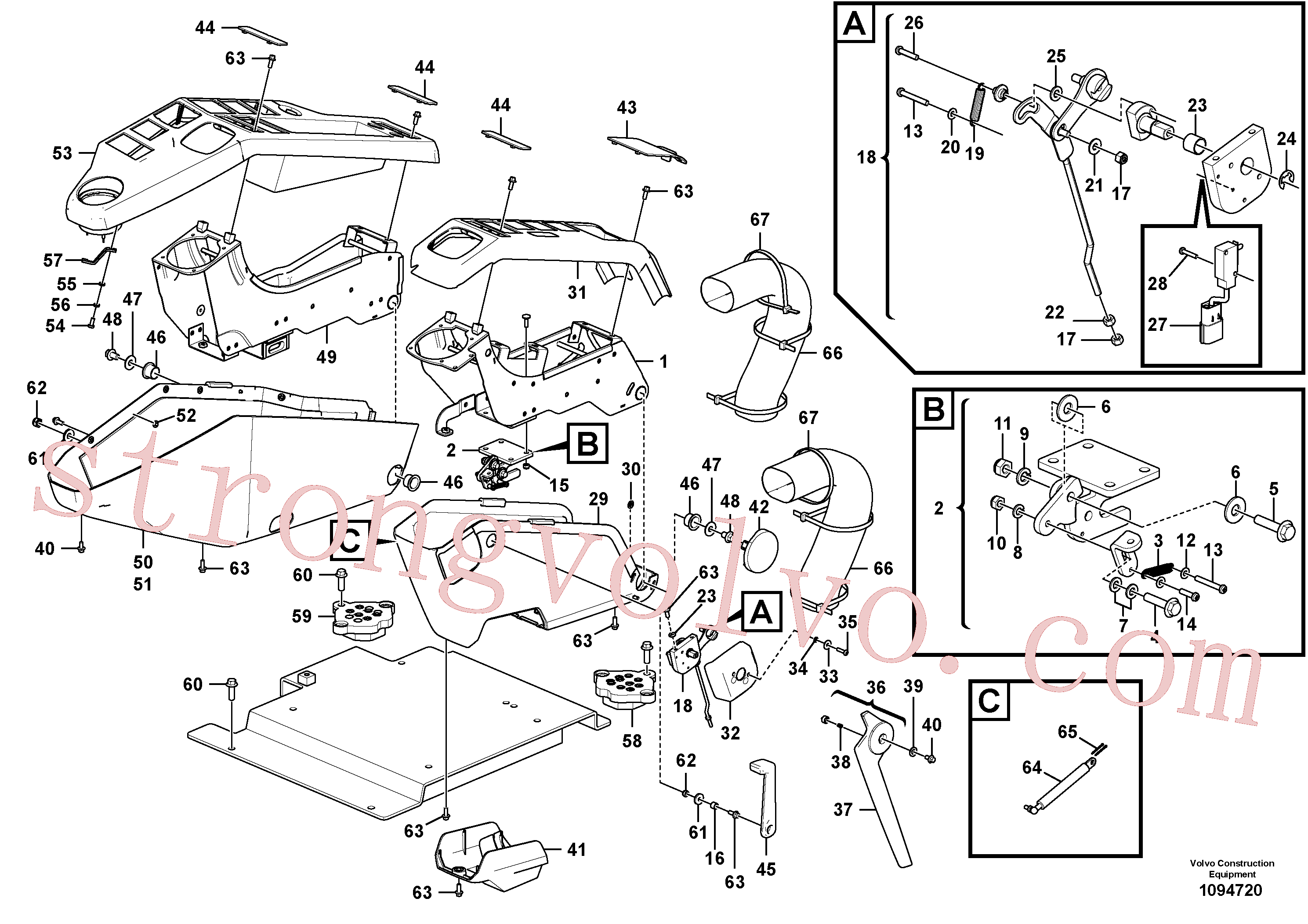 Volvo Montagem VOE994877 Arruela Acessórios