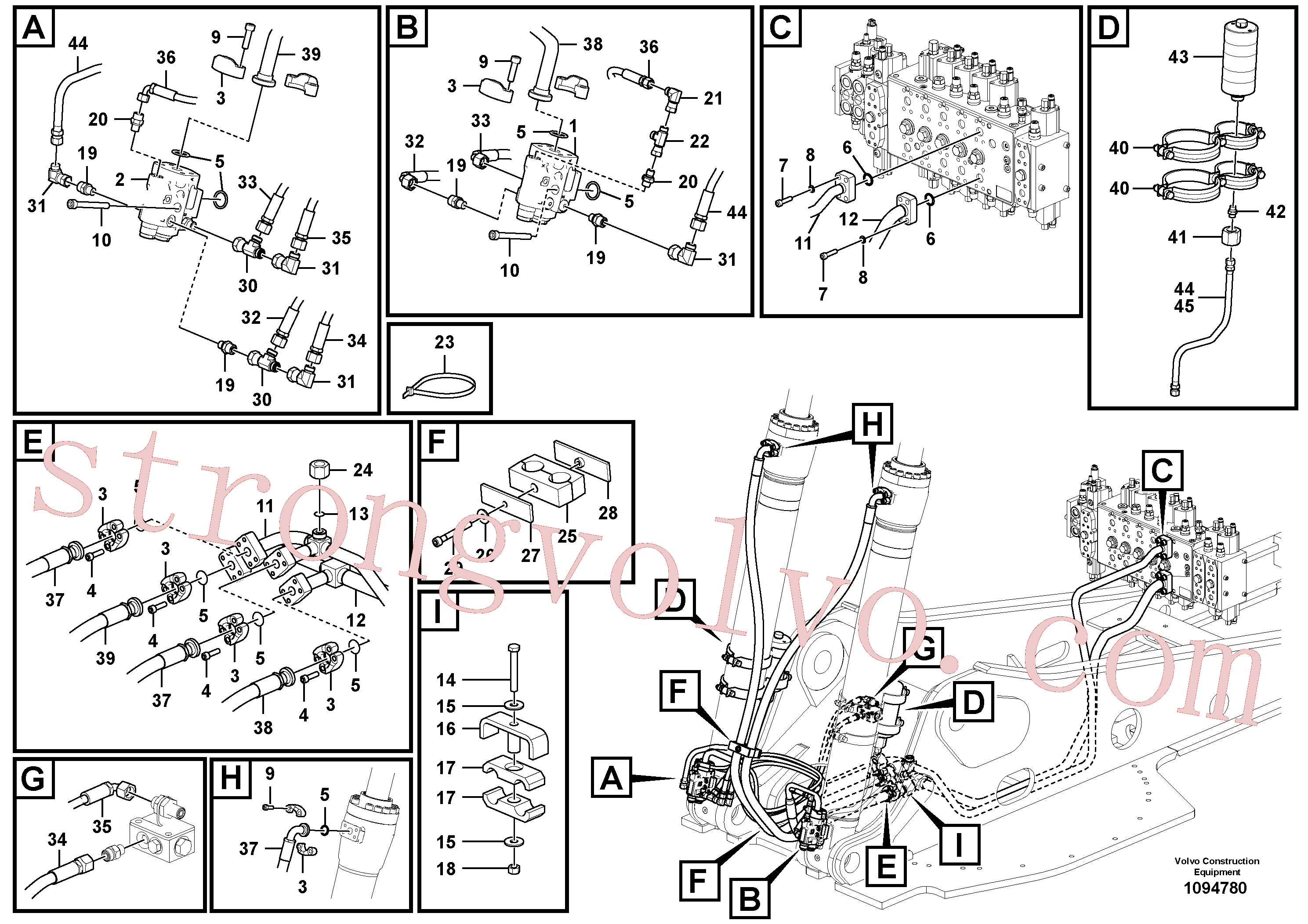 Volvo Montagem VOE997860 Parafuso soquete sext Acessórios