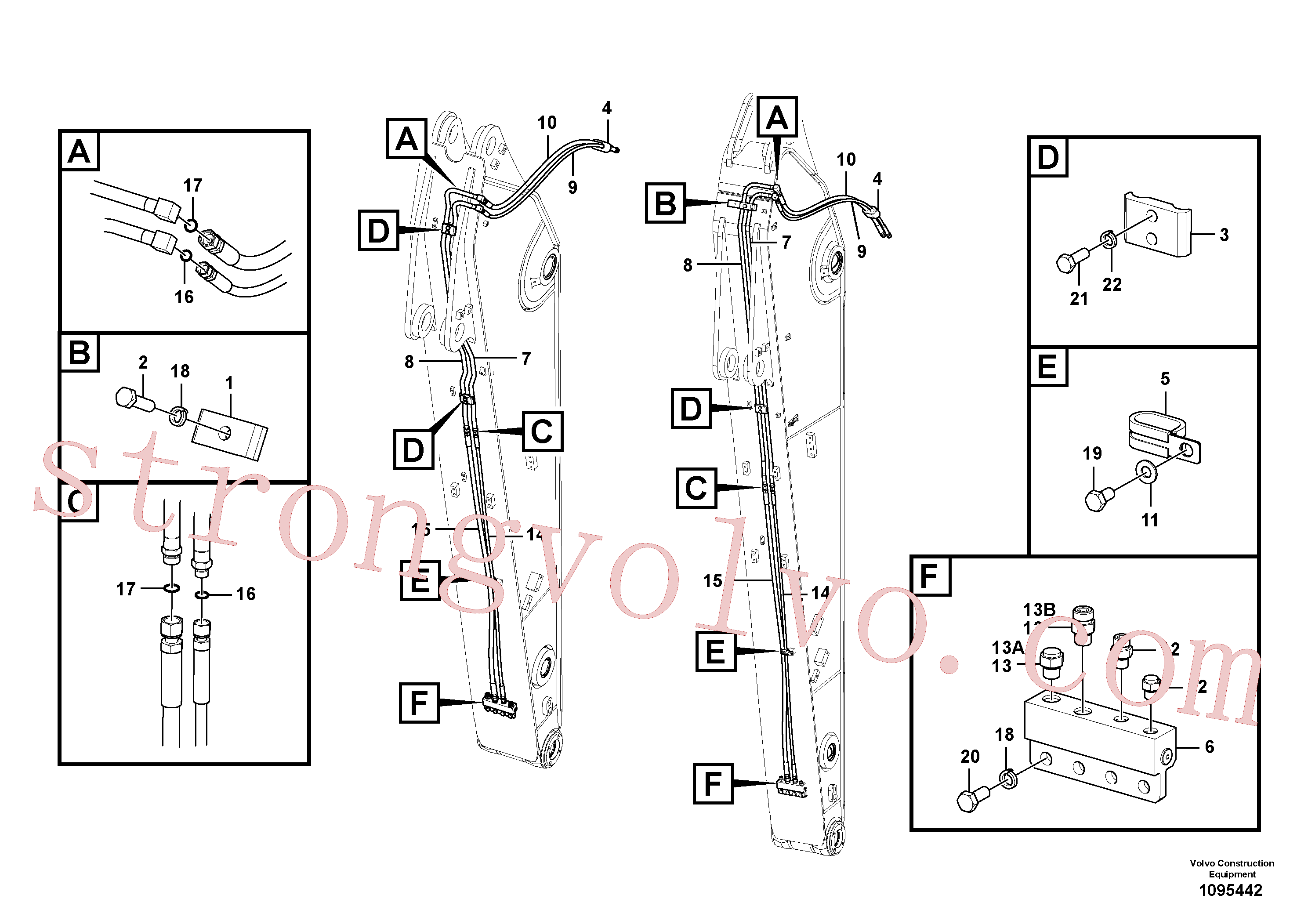 Volvo Acessórios para escavadeira VOE936261 Eternity/2 Acessórios