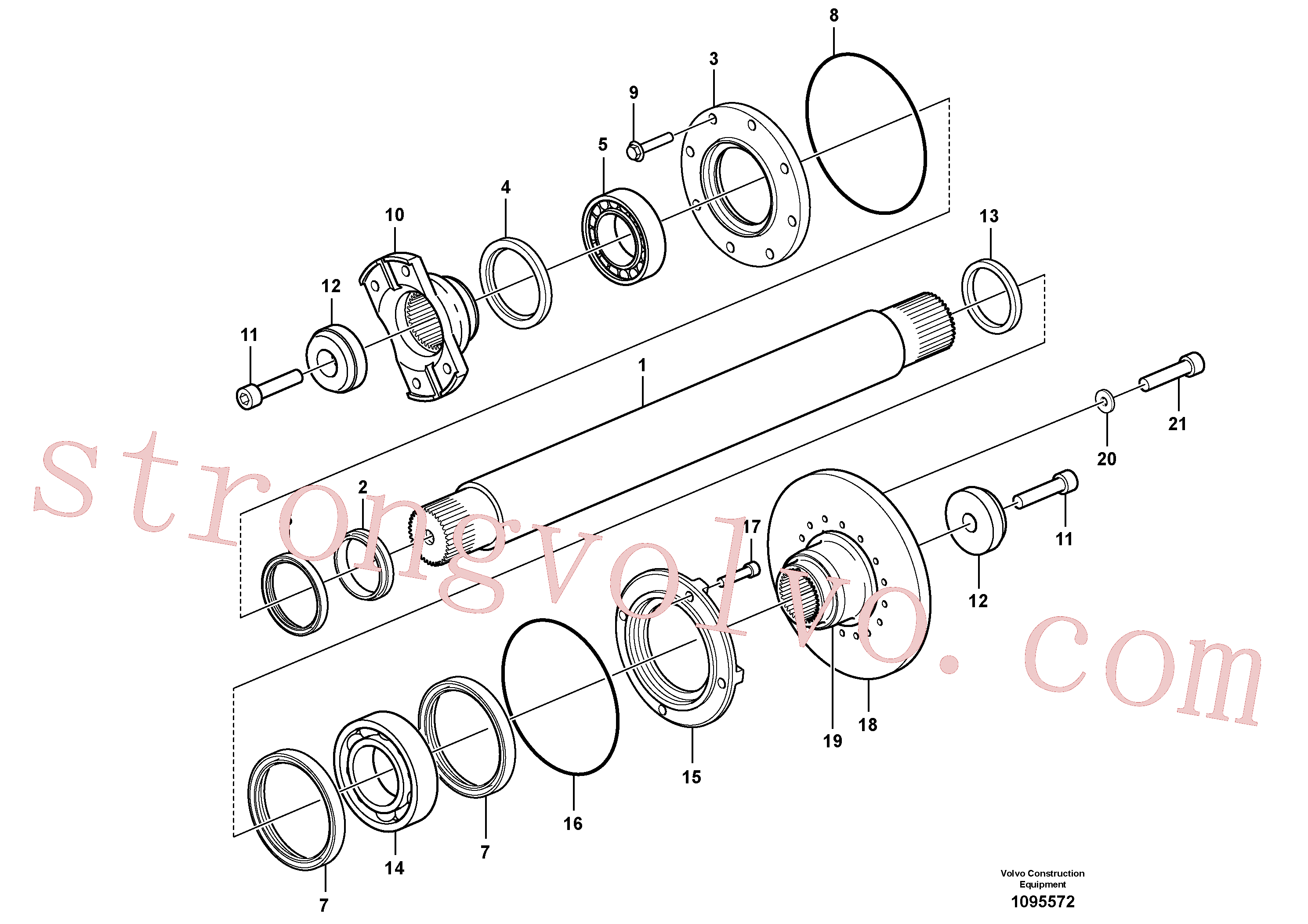VOE11194469 Volvo Veio intermédio(1095572 Montagem)