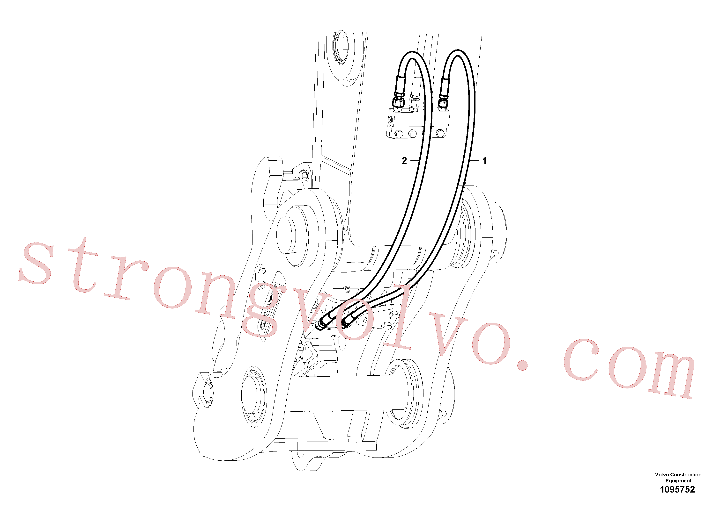 China Made VOE14674506 Eternity/2 Volvo Acessórios para escavadeira