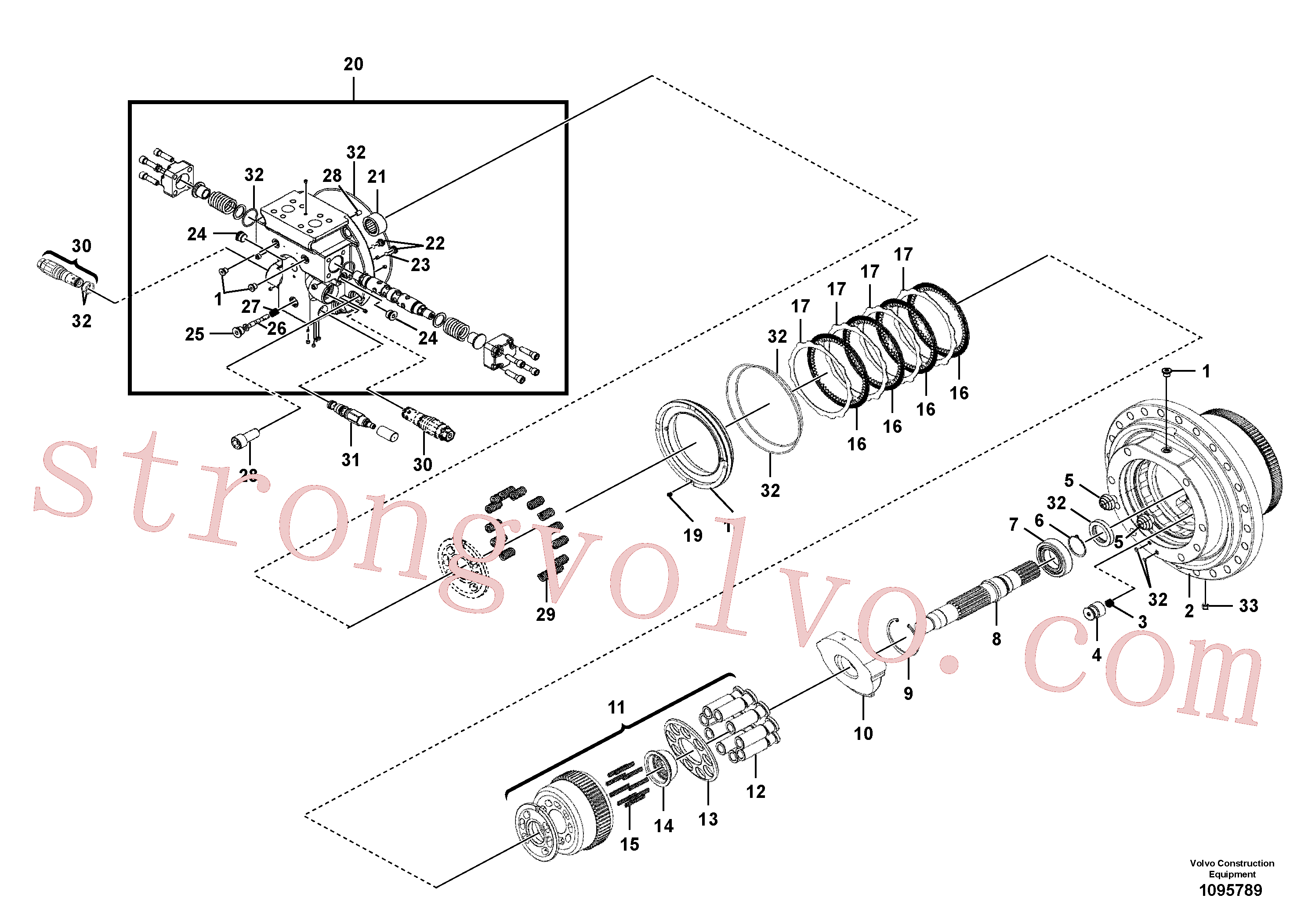 Atacado VOE14736074 Platô fricção Volvo escavadeira