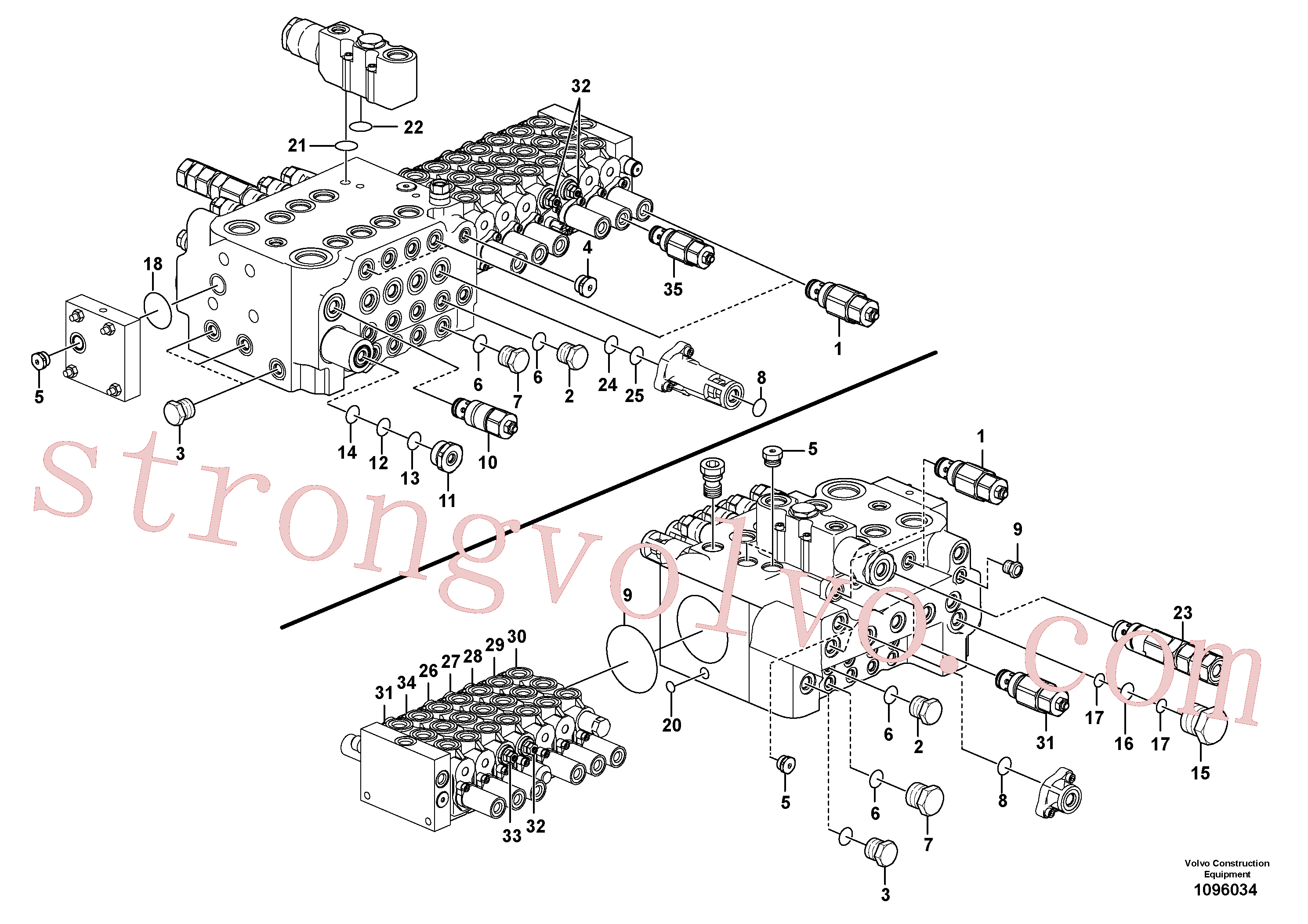 Atacado VOE14667608 Bujão Volvo escavadeira