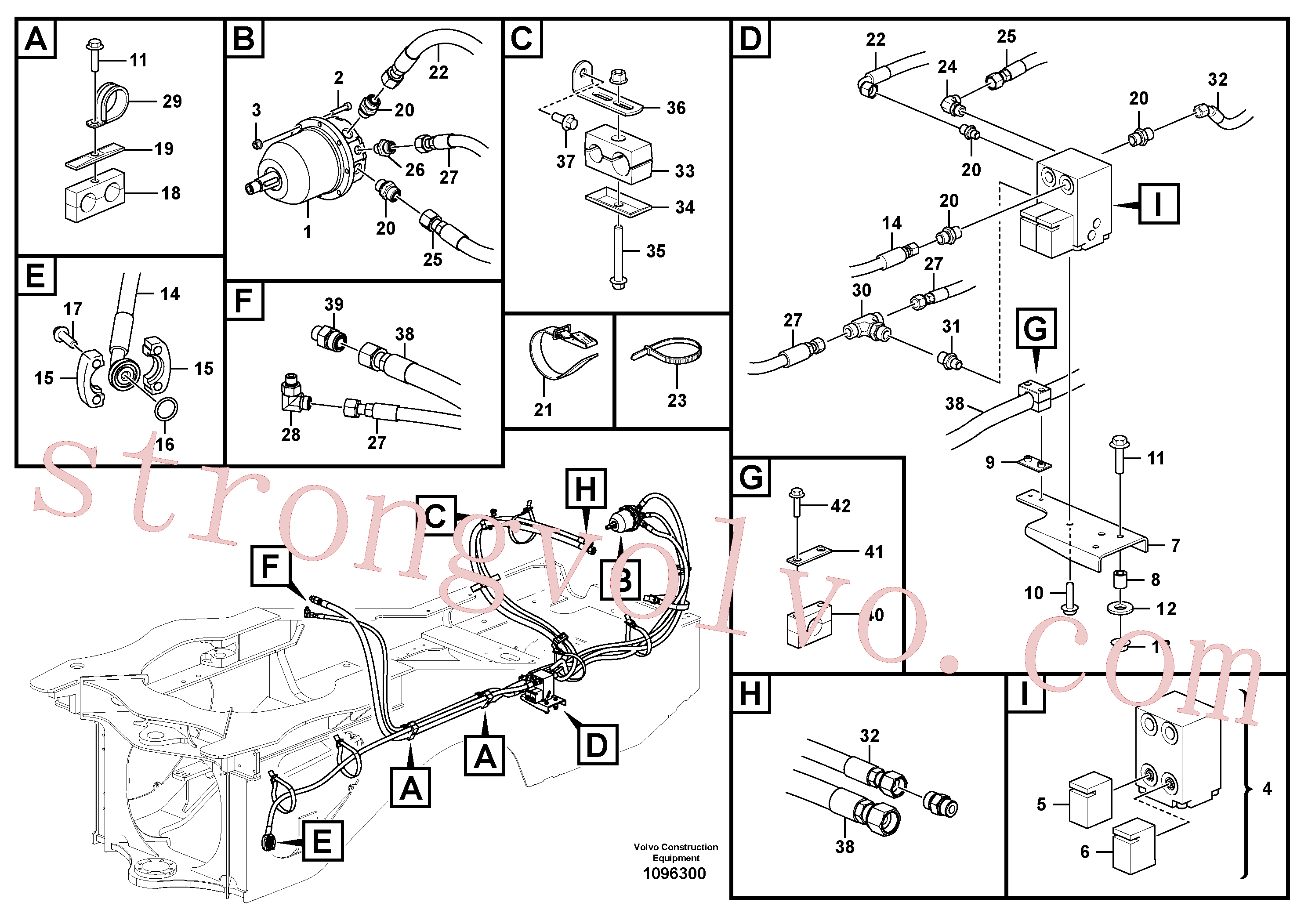 VOE11714323 Volvo Ventilador reversível(1096300 Montagem)