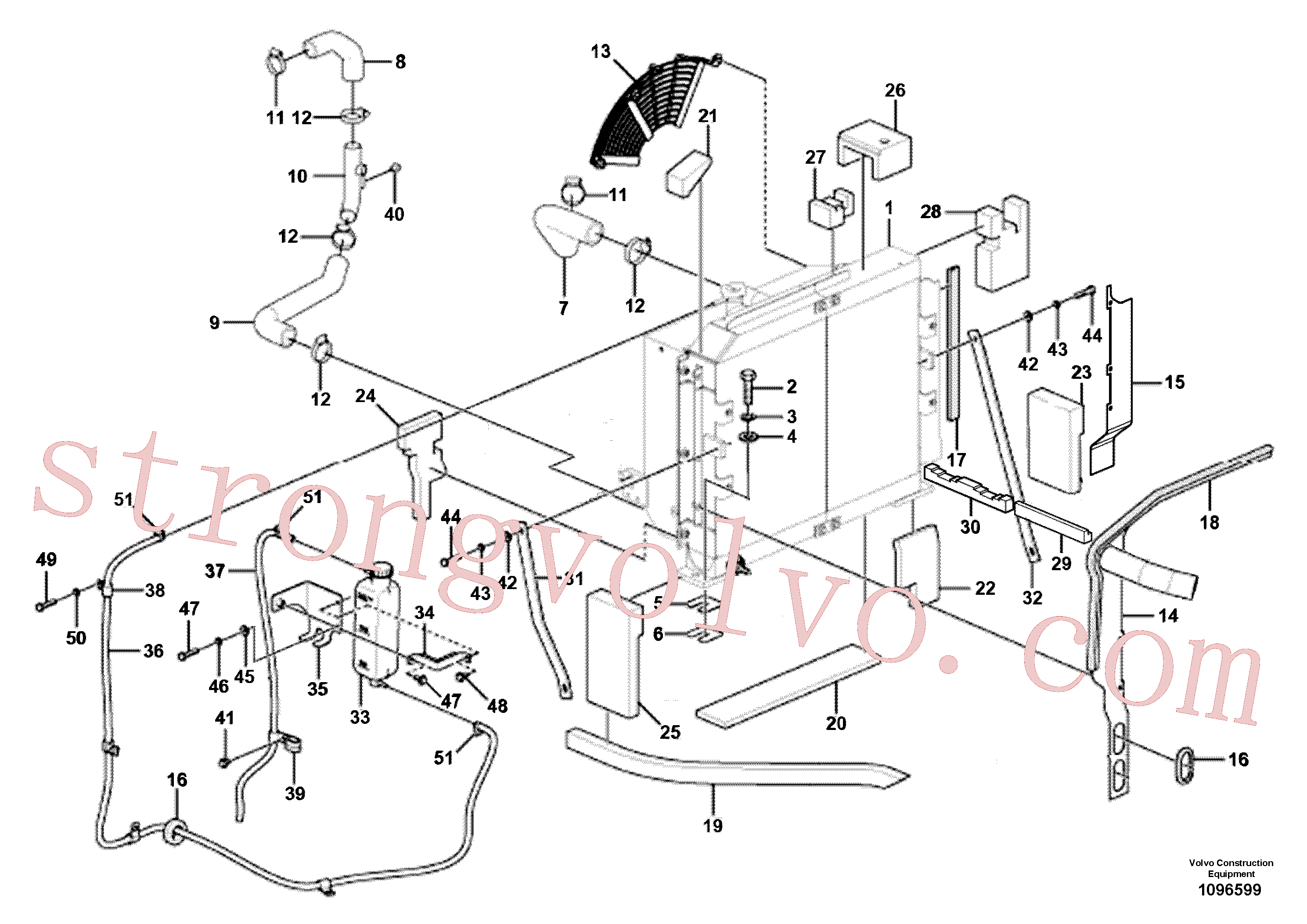 Volvo Acessórios para escavadeira VOE14709874 Calço de ajuste Acessórios