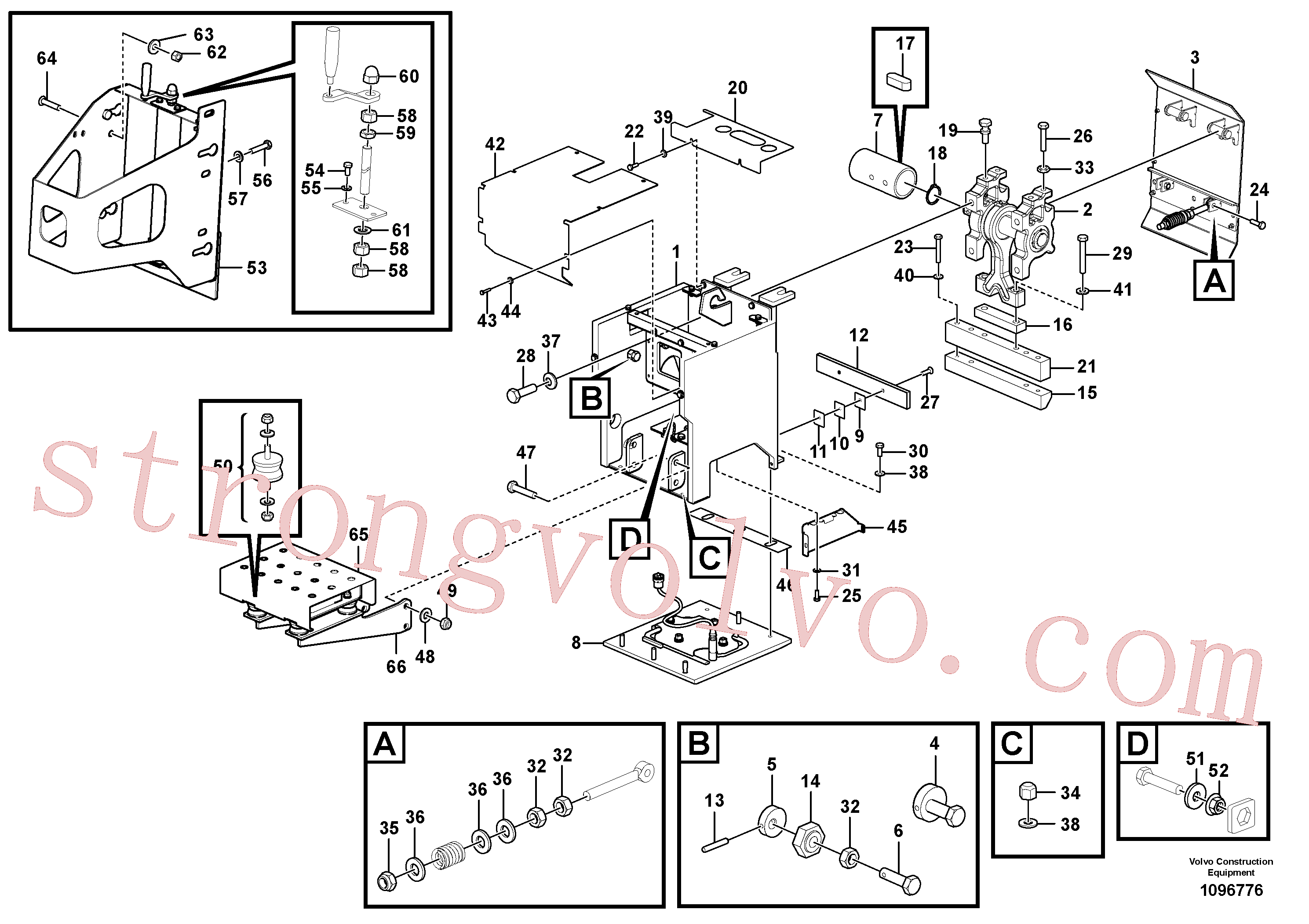 Atacado VOE997467 Parafuso sextavado Volvo escavadeira