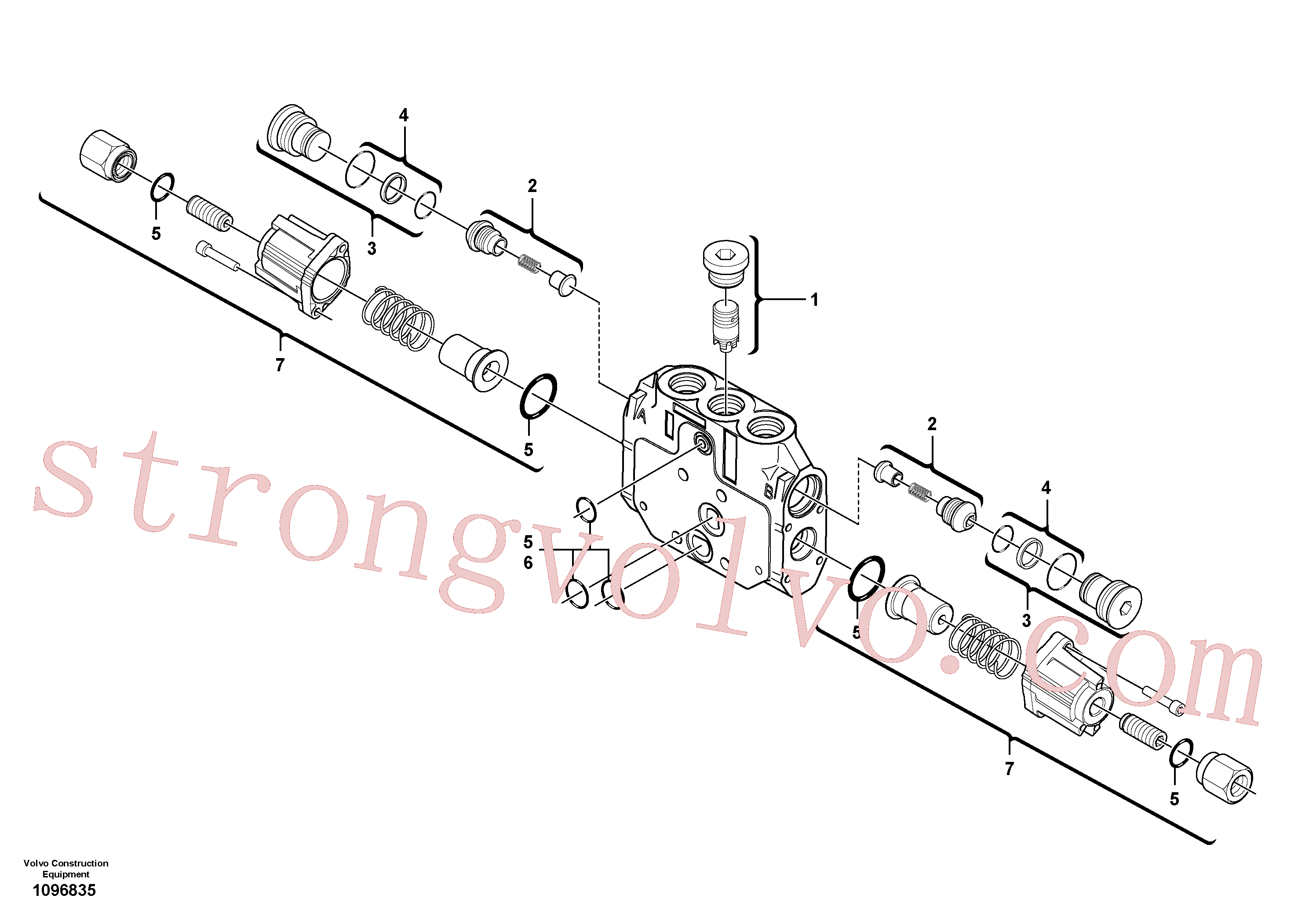 Volvo Montagem PJ7418406 Equalizador pressão Acessórios