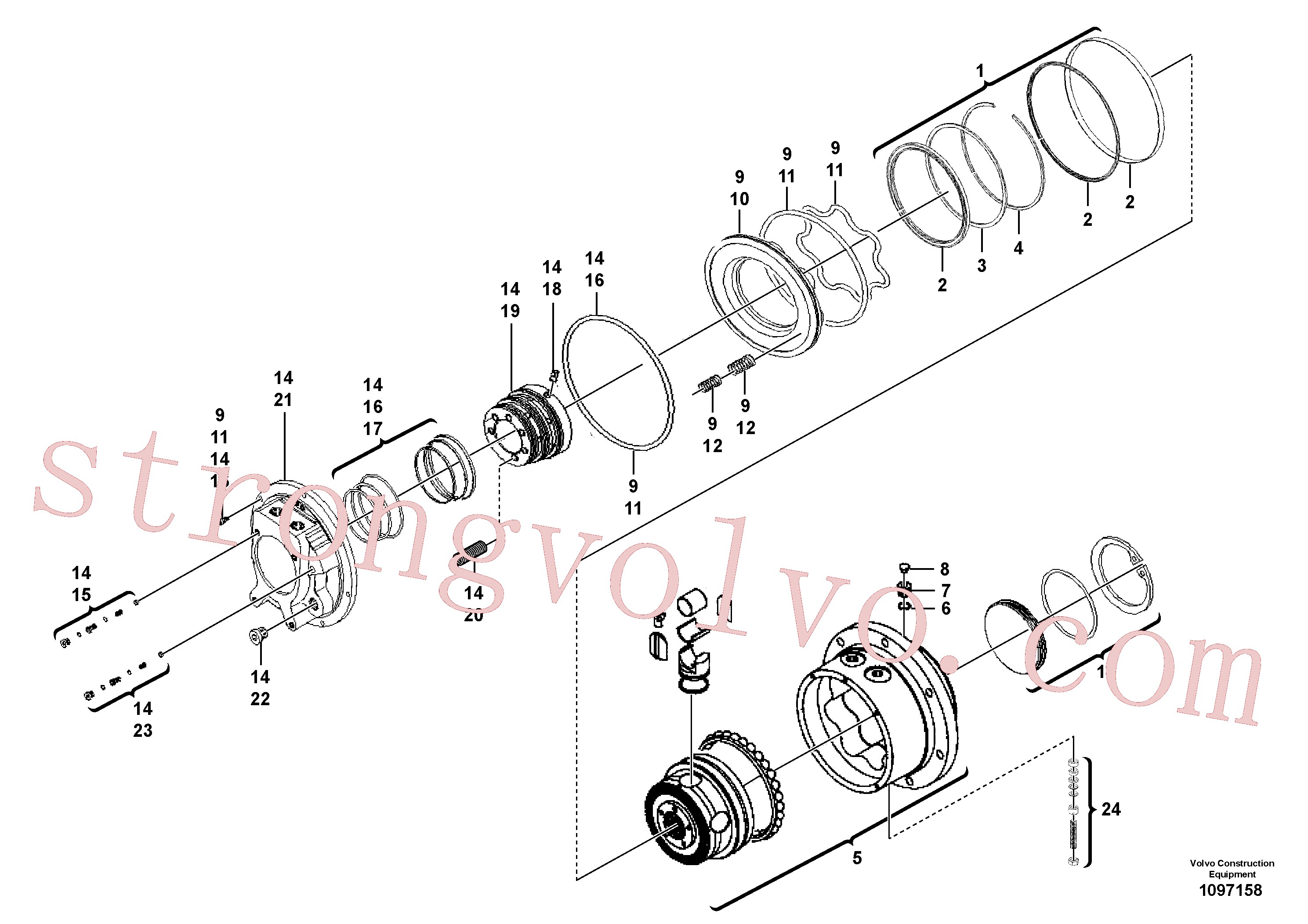 VOE17480400 Volvo(1097158 Montagem)