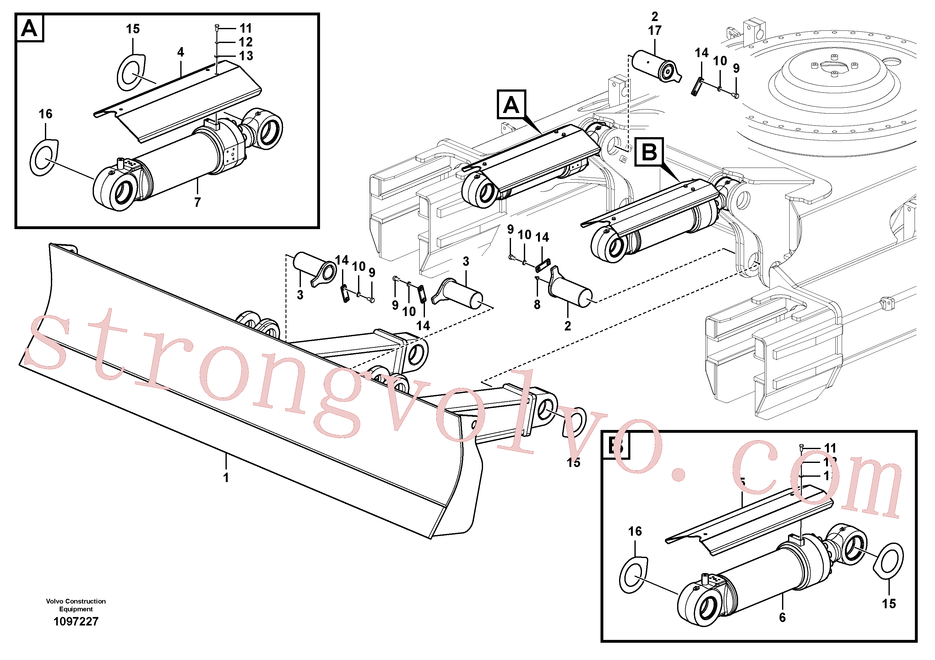 VOE14549089 Volvo Substrutura(1097227 Montagem)