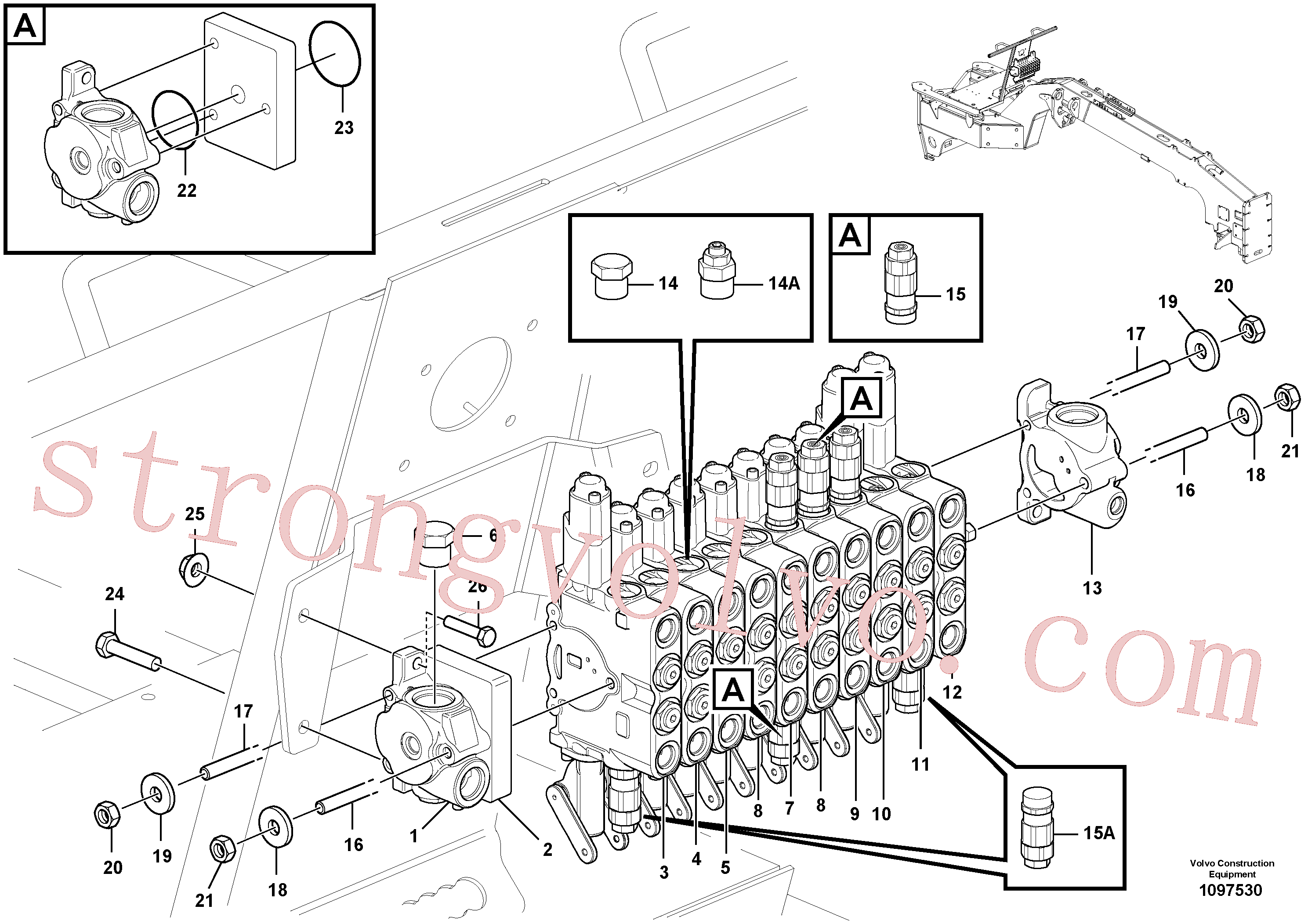 CH350AA-10035ZI Volvo(1097530 Montagem)