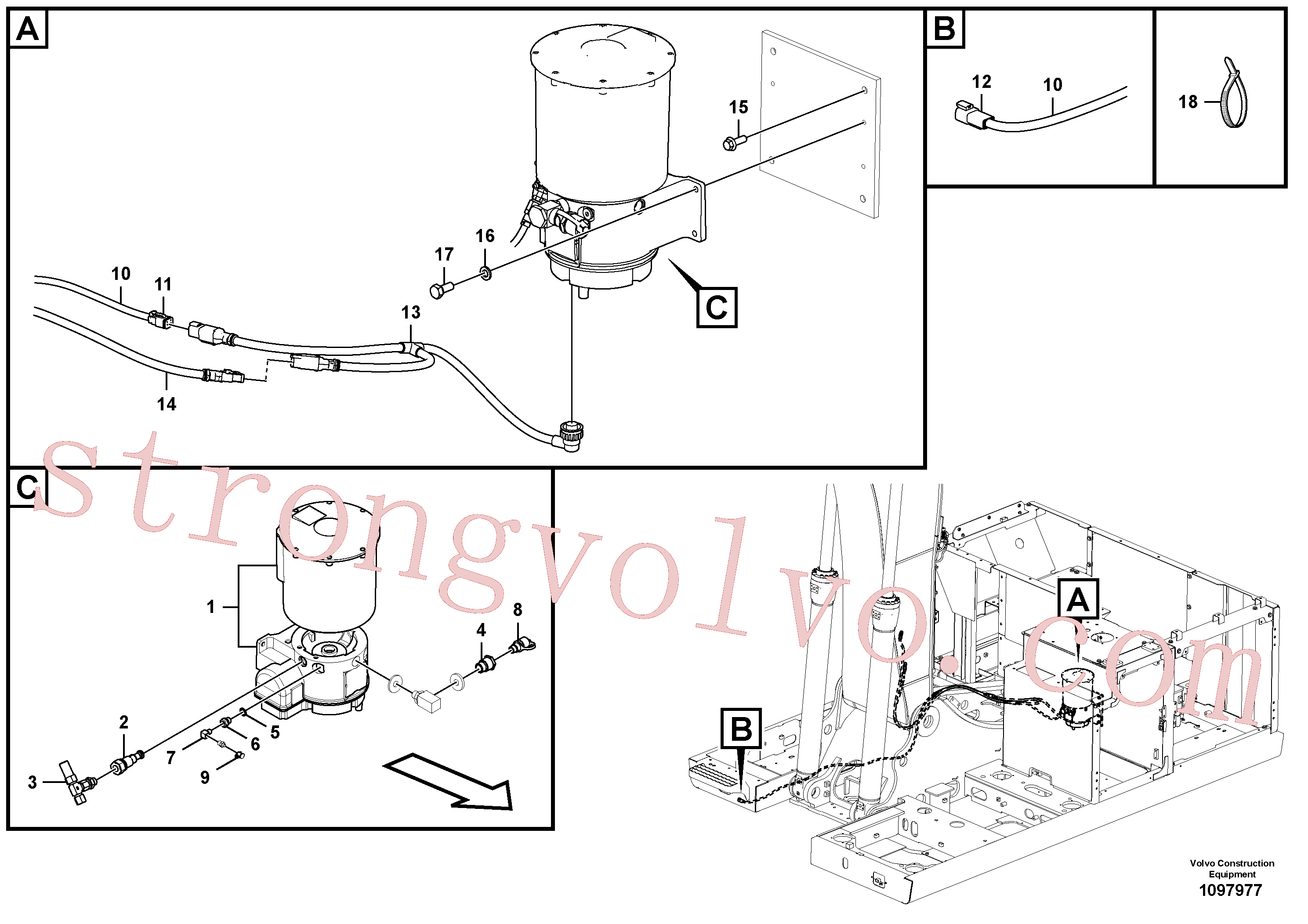 VOE14577016 Cabo Volvo escavadeira
