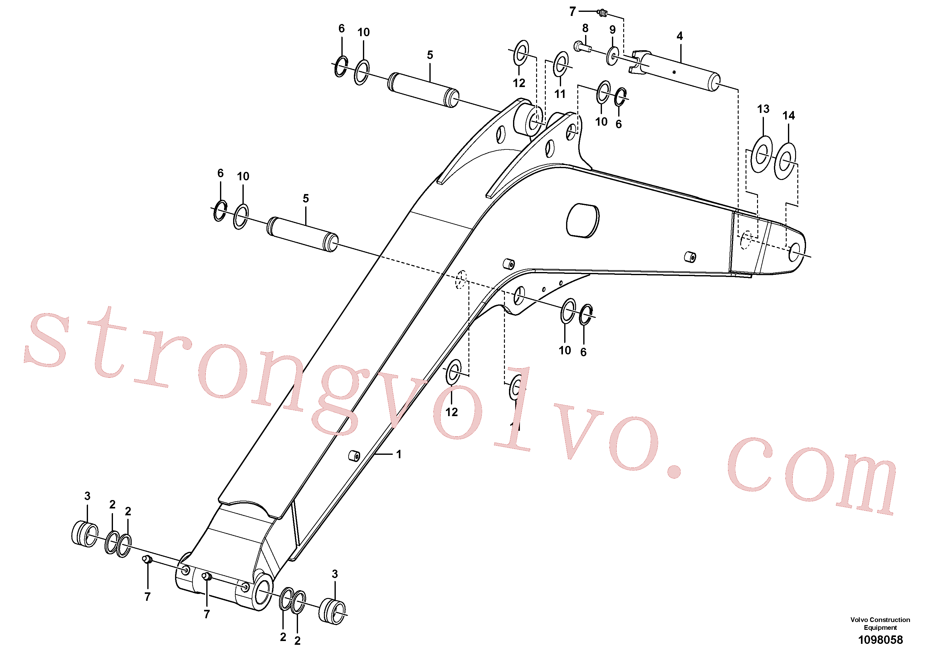 VOE15634617 Volvo Lança(1098058 Montagem)