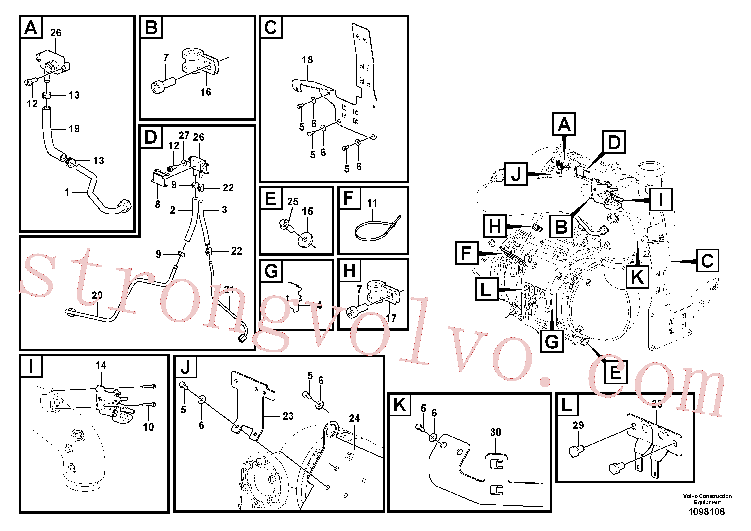 VOE993110 Volvo Filtro de partículas Diesel(1098108 Montagem)