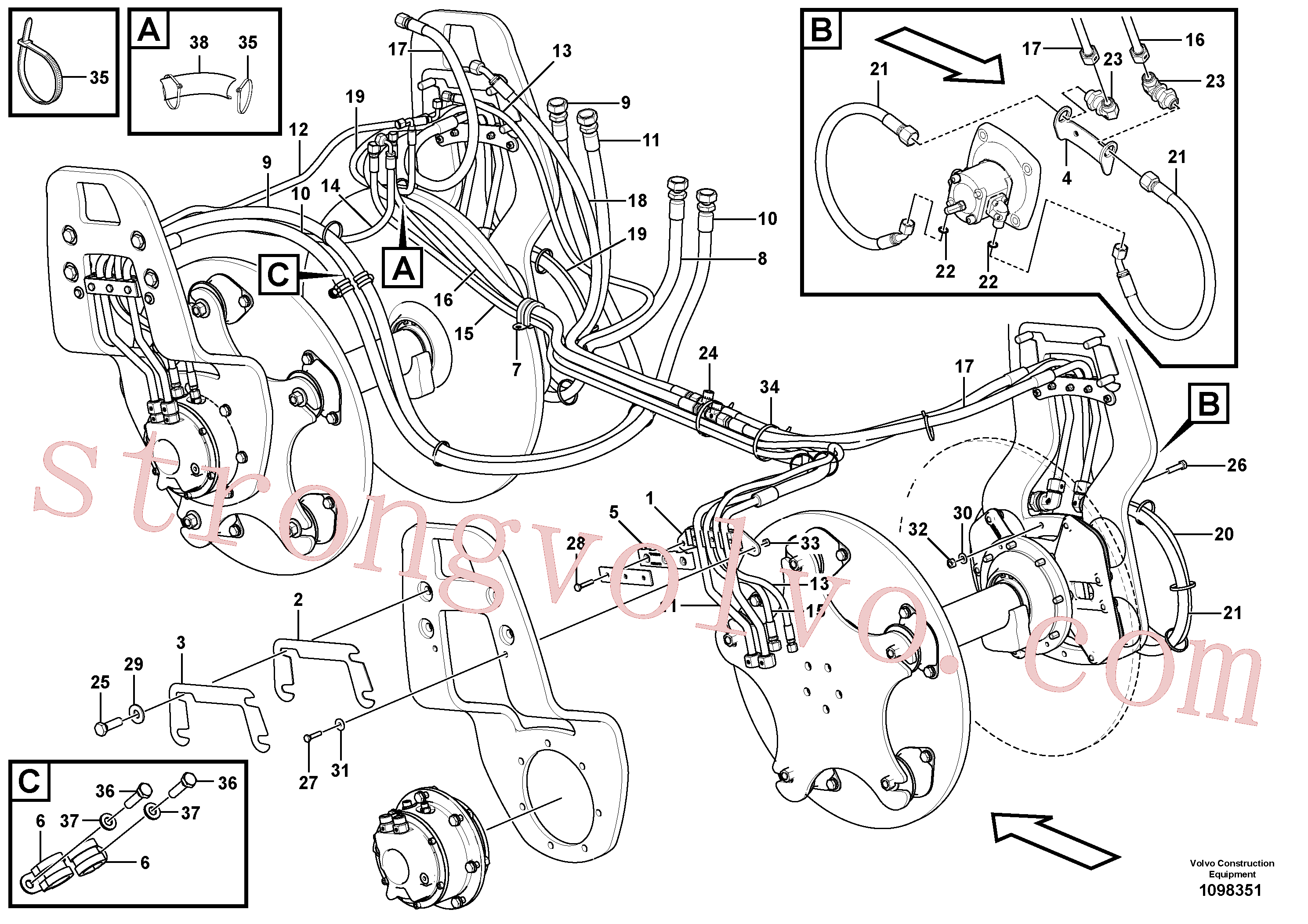 VOE15074741 Volvo(1098351 Montagem)