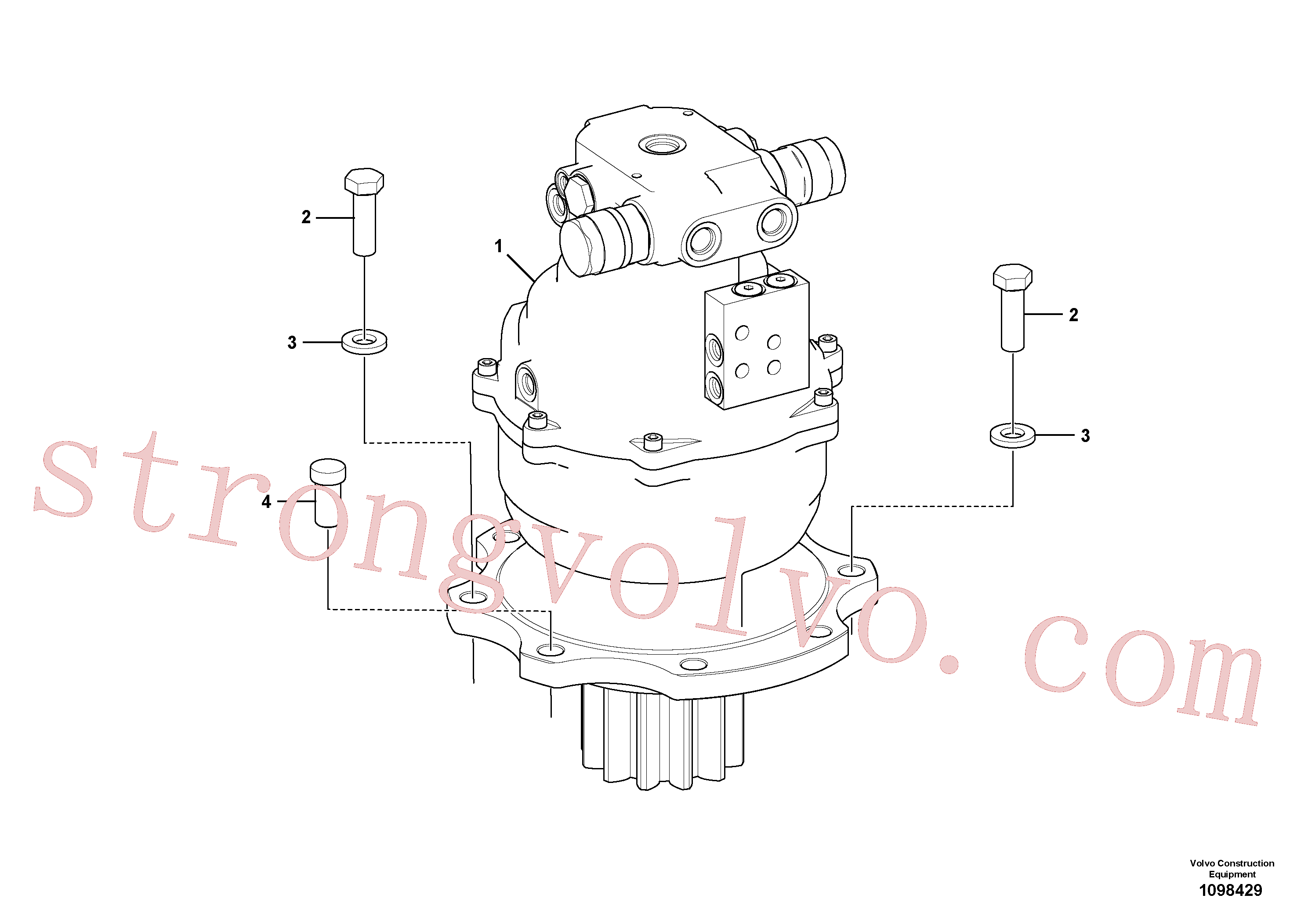 VOE14521092 Volvo Caixa de velocidades rotativa(1098429 Montagem)