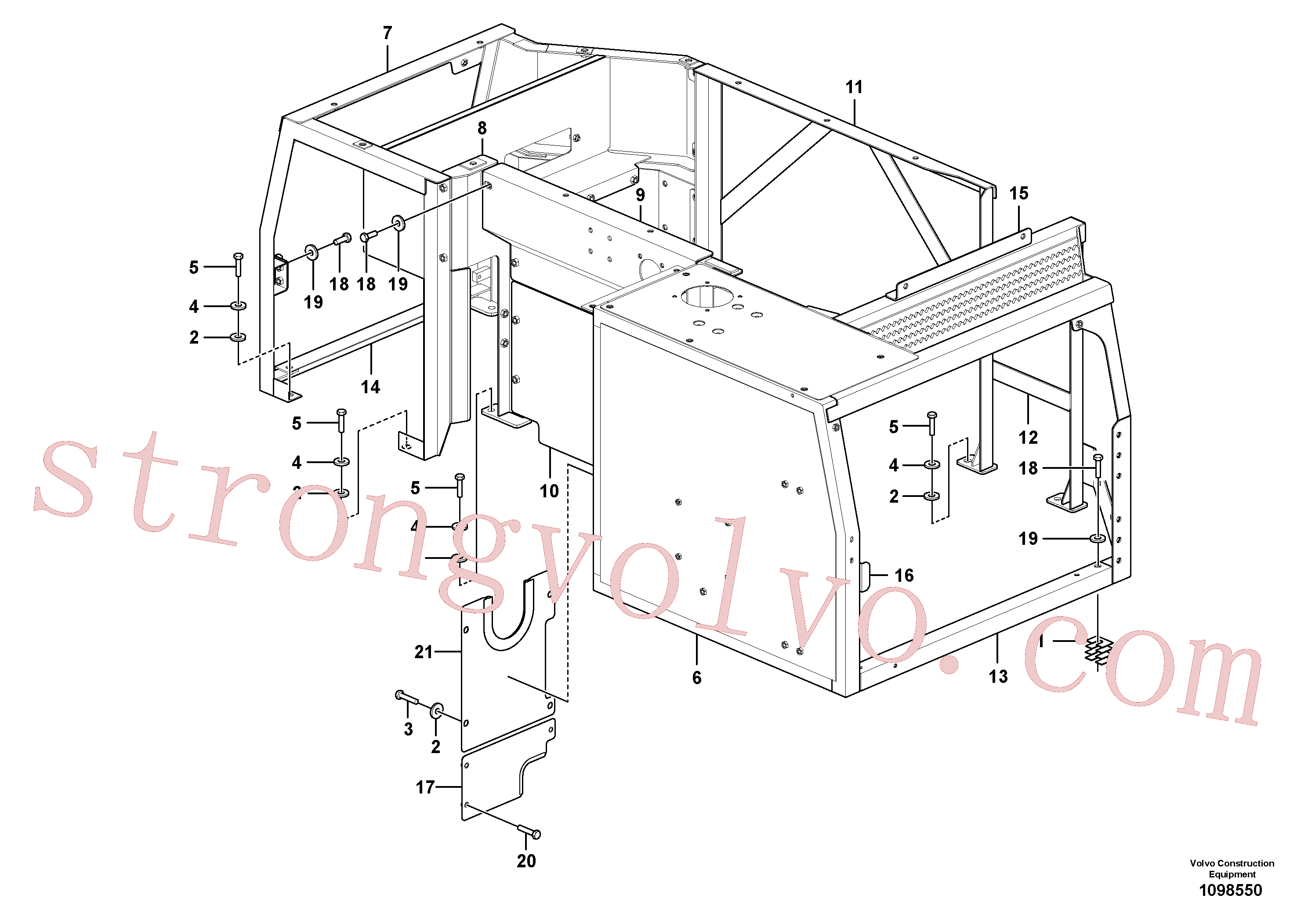 Volvo Montagem VOE14882488 Guarnição Acessórios