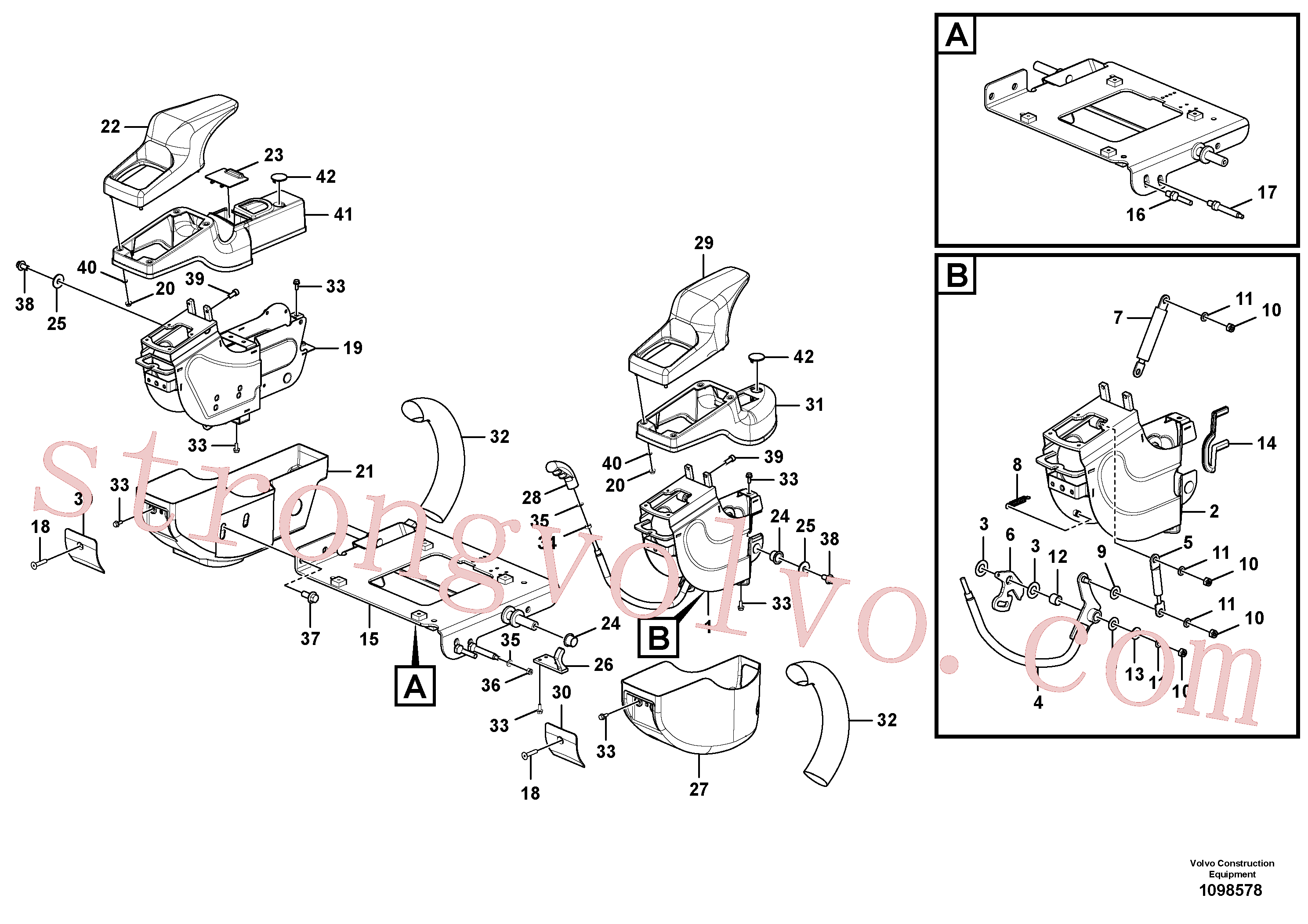 VOE60110103 Volvo Painel de instrumentos, painel de comando(1098578 Montagem)
