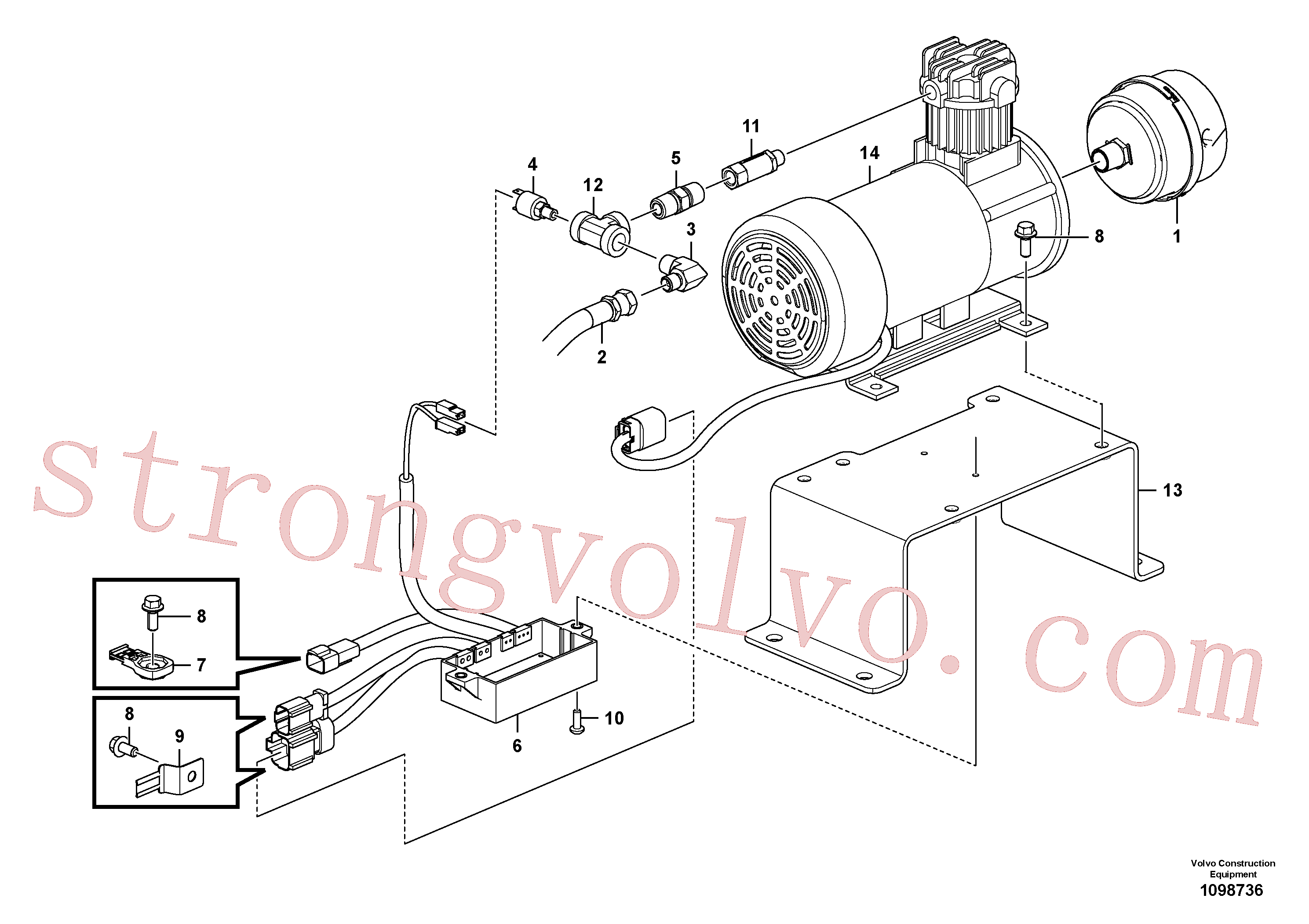 SA9451-02241 Volvo(1098736 Montagem)