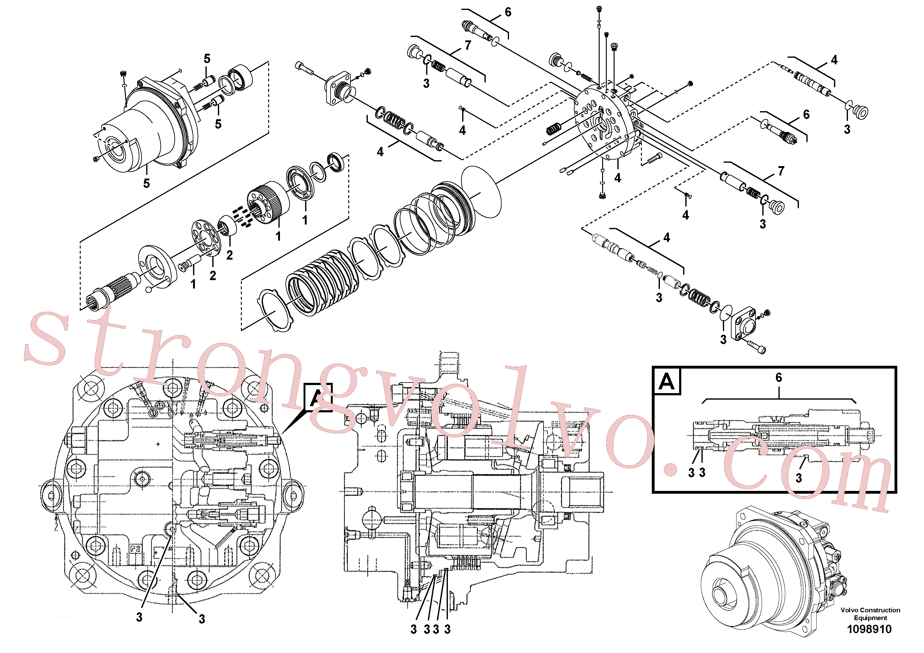 Volvo VOE14535035 Chapa Volvo Acessórios para escavadeira