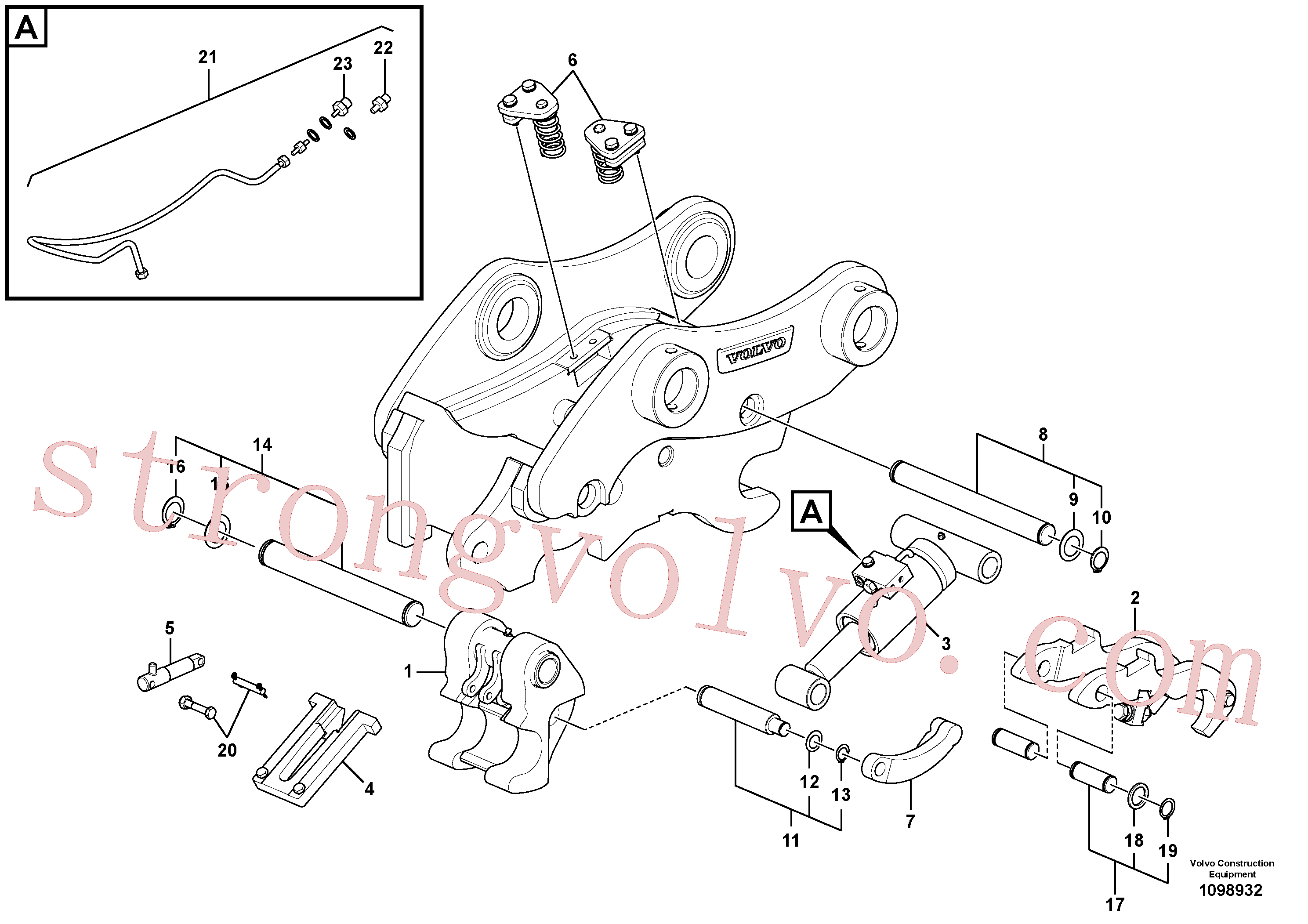 Volvo Montagem VOE14711157 Niple Acessórios