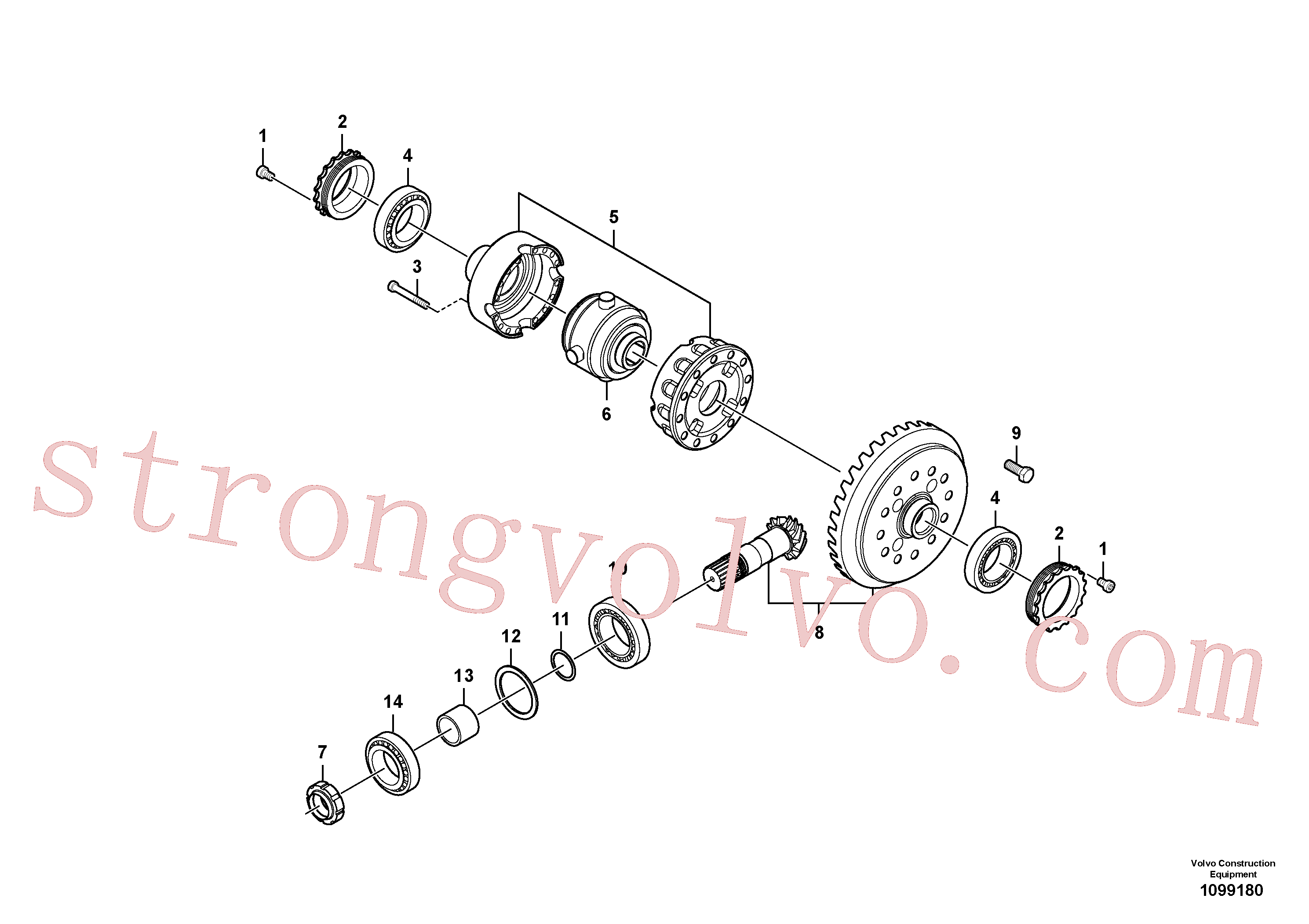 RM54632781 Volvo Eixo(1099180 Montagem)
