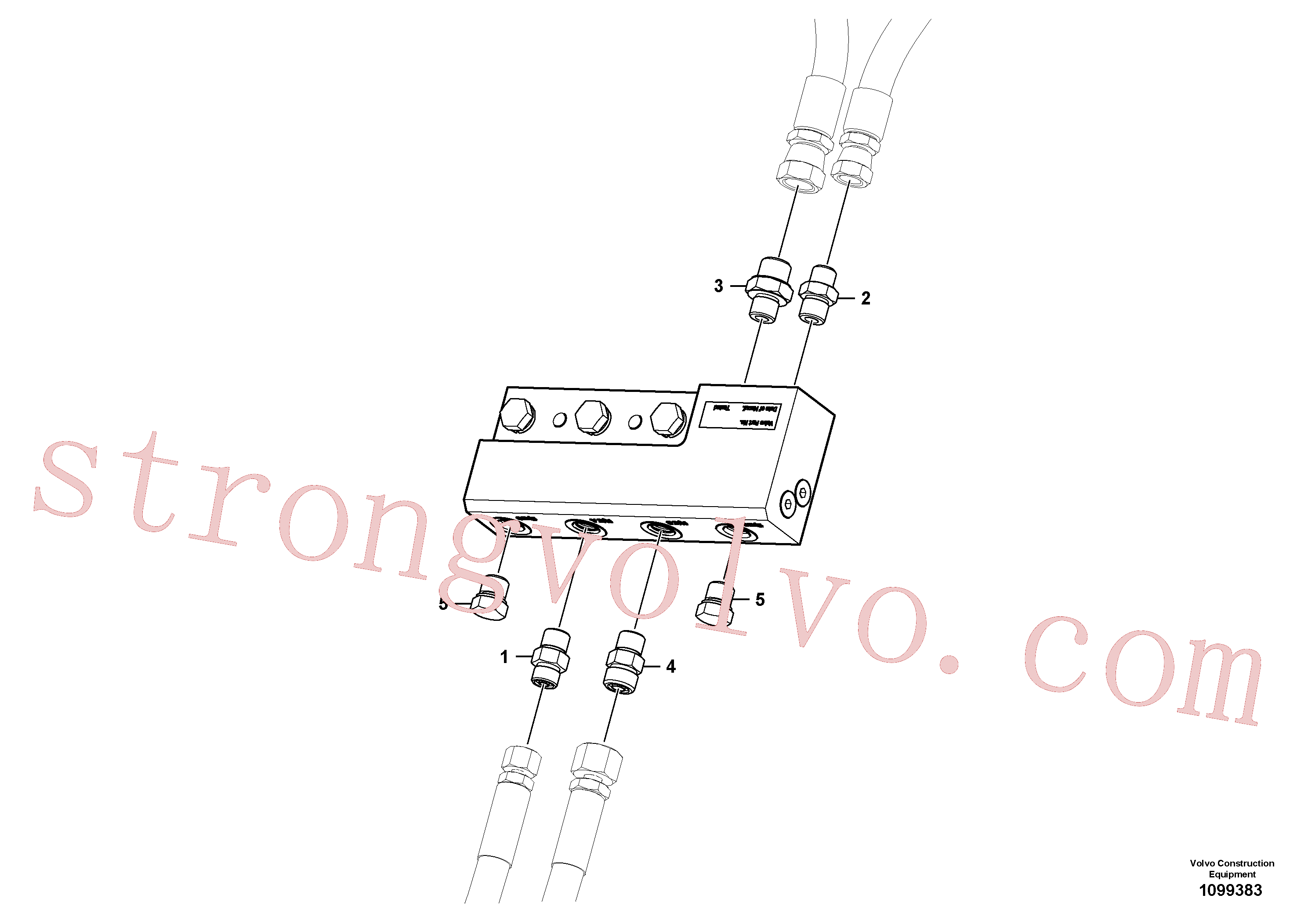 VOE14577947 Volvo Bloco de válvulas(1099383 Montagem)