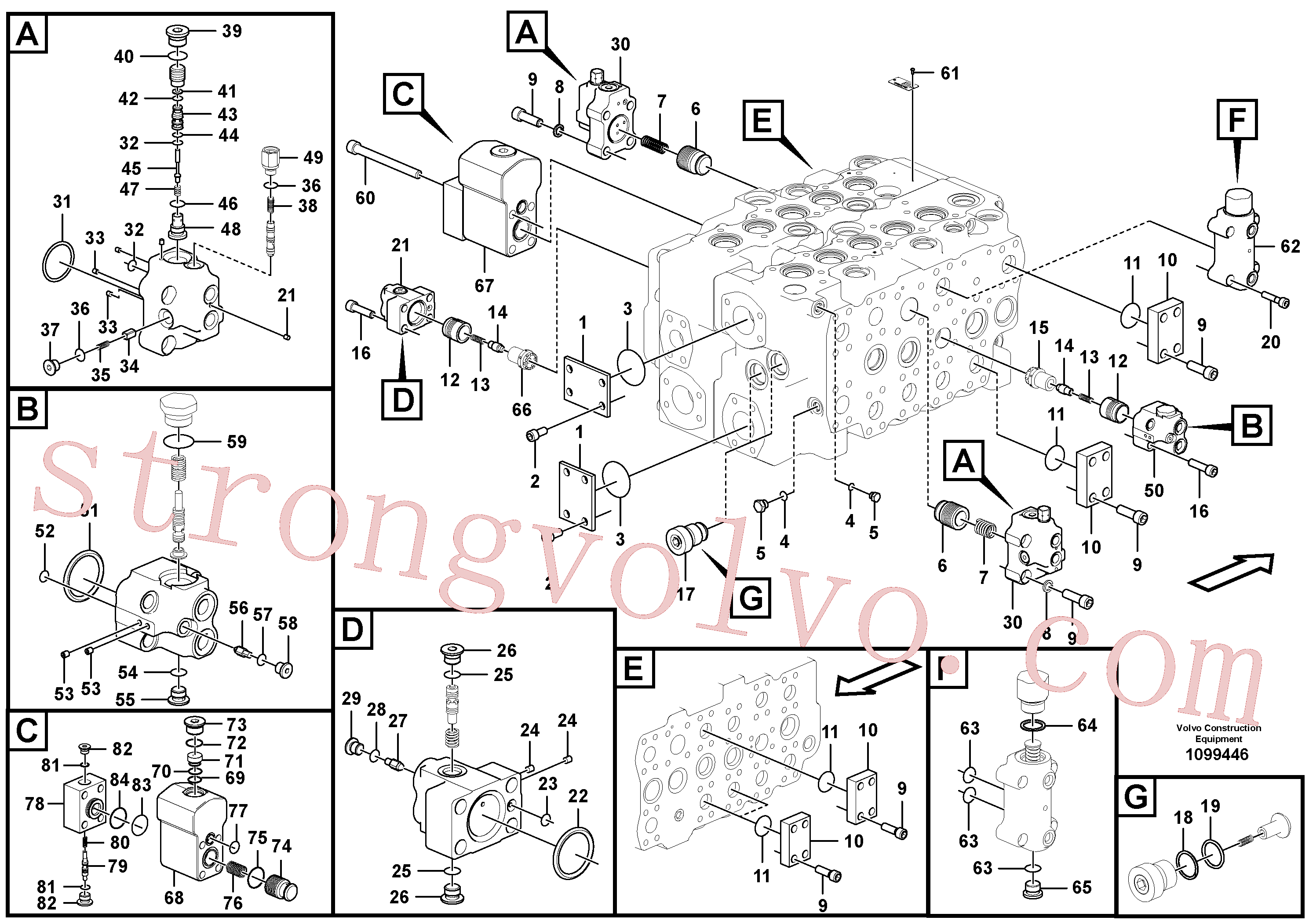 Volvo Acessórios para escavadeira VOE14630926 Bujão Acessórios