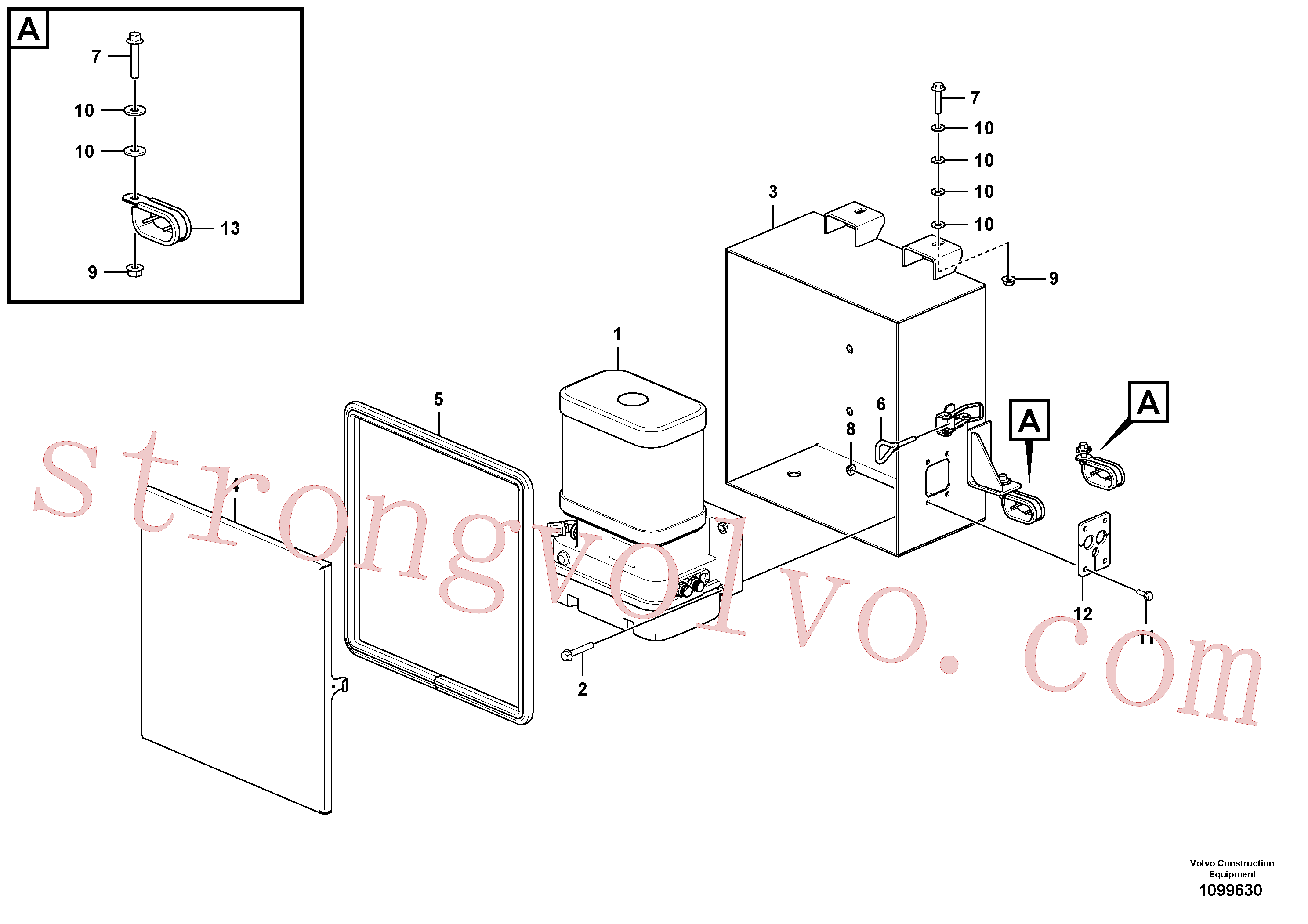 VOE16808244 Volvo Bomba com acessórios(1099630 Montagem)