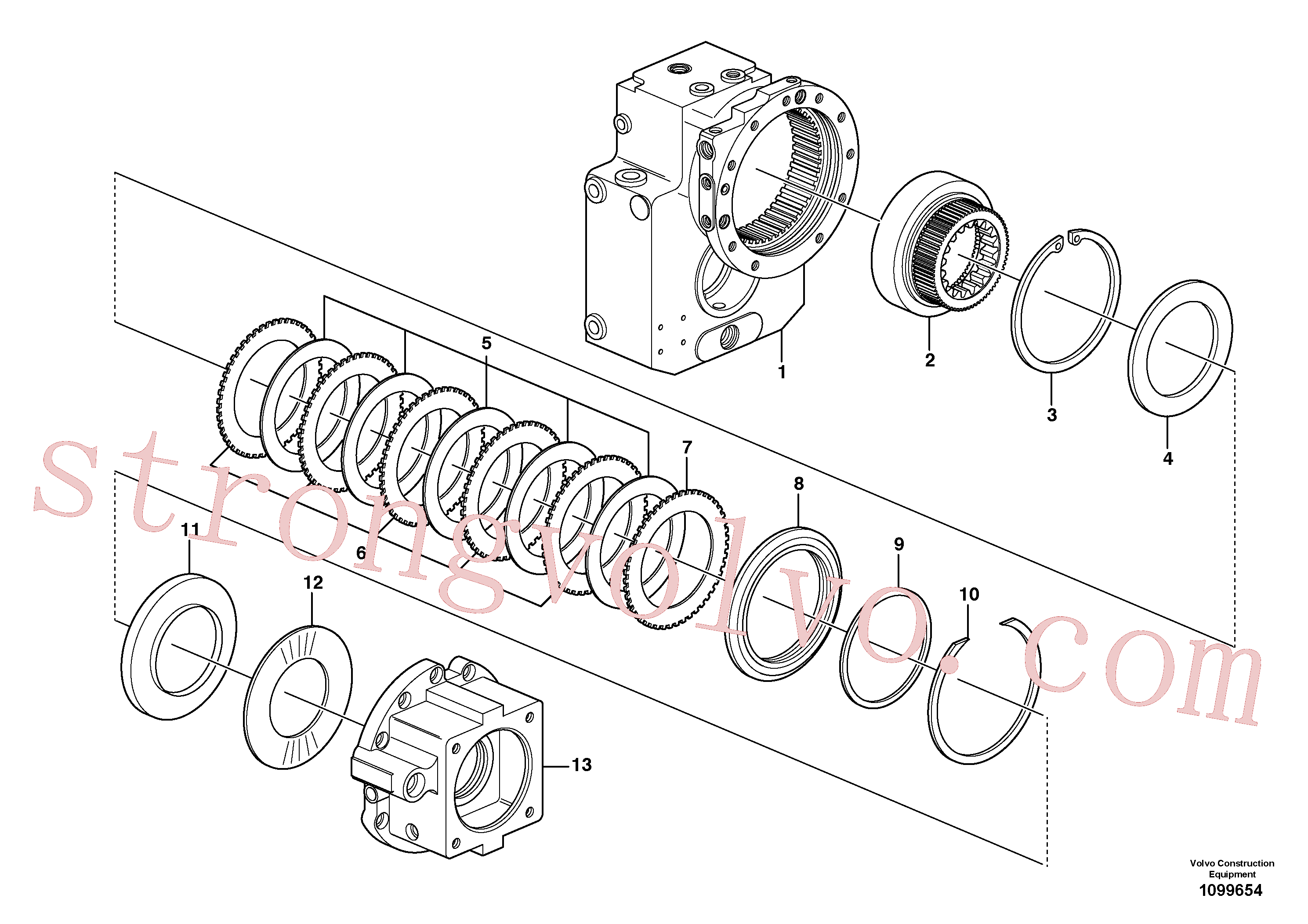 SA8220-02440 Volvo(1099654 Montagem)