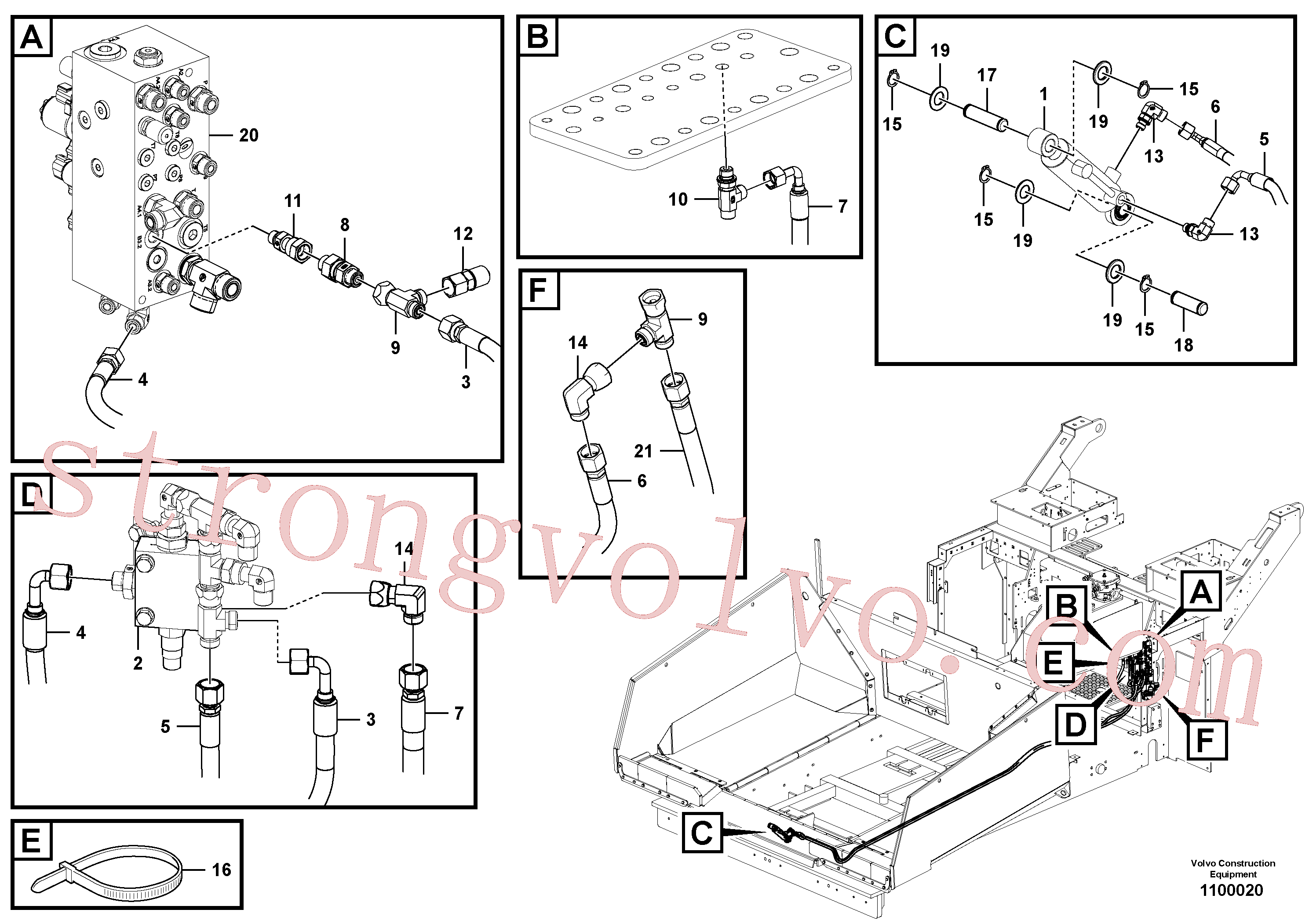 VOE15800970 Volvo(1100020 Montagem)