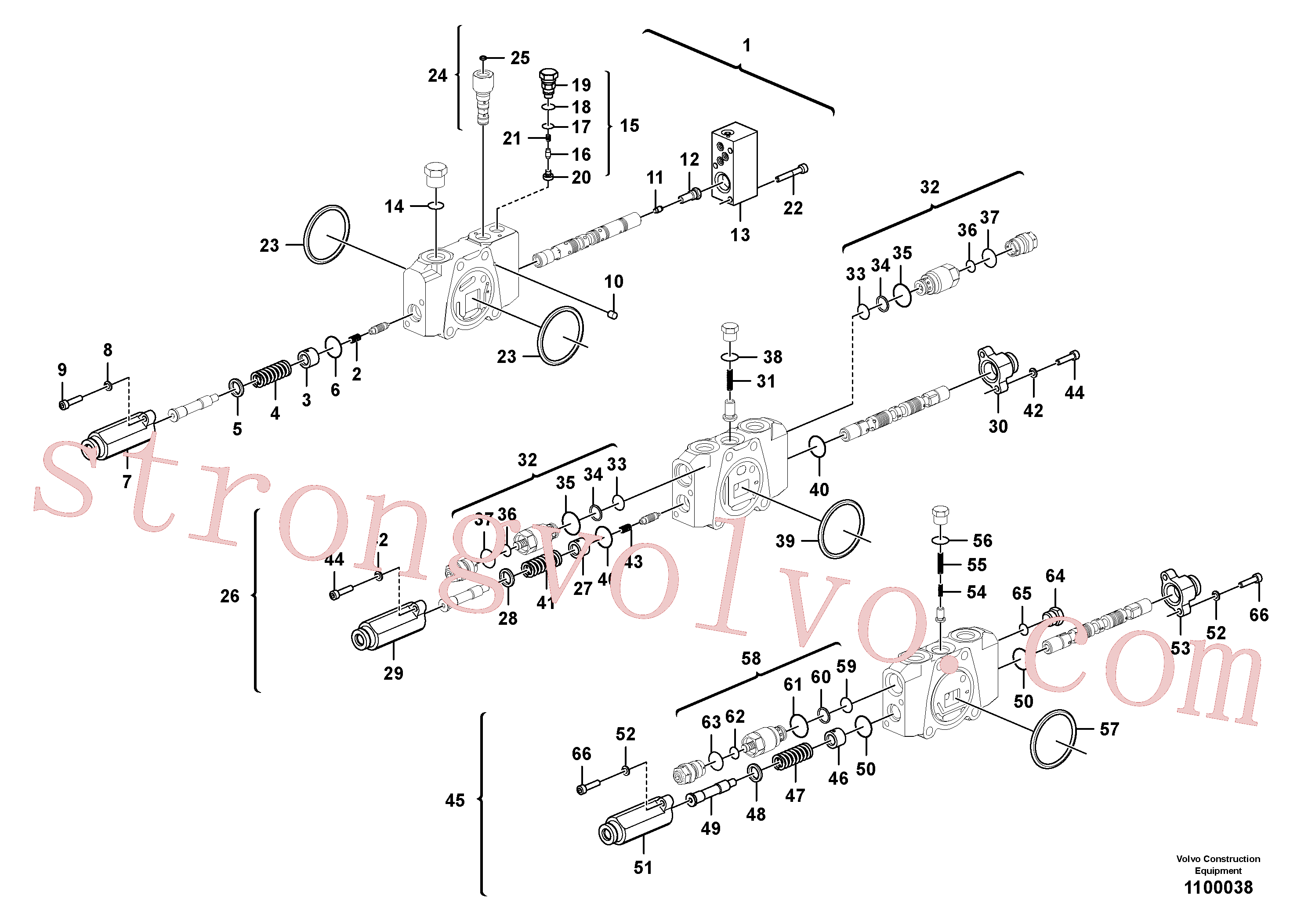China Made VOE983503 Anel-o Volvo Acessórios para escavadeira