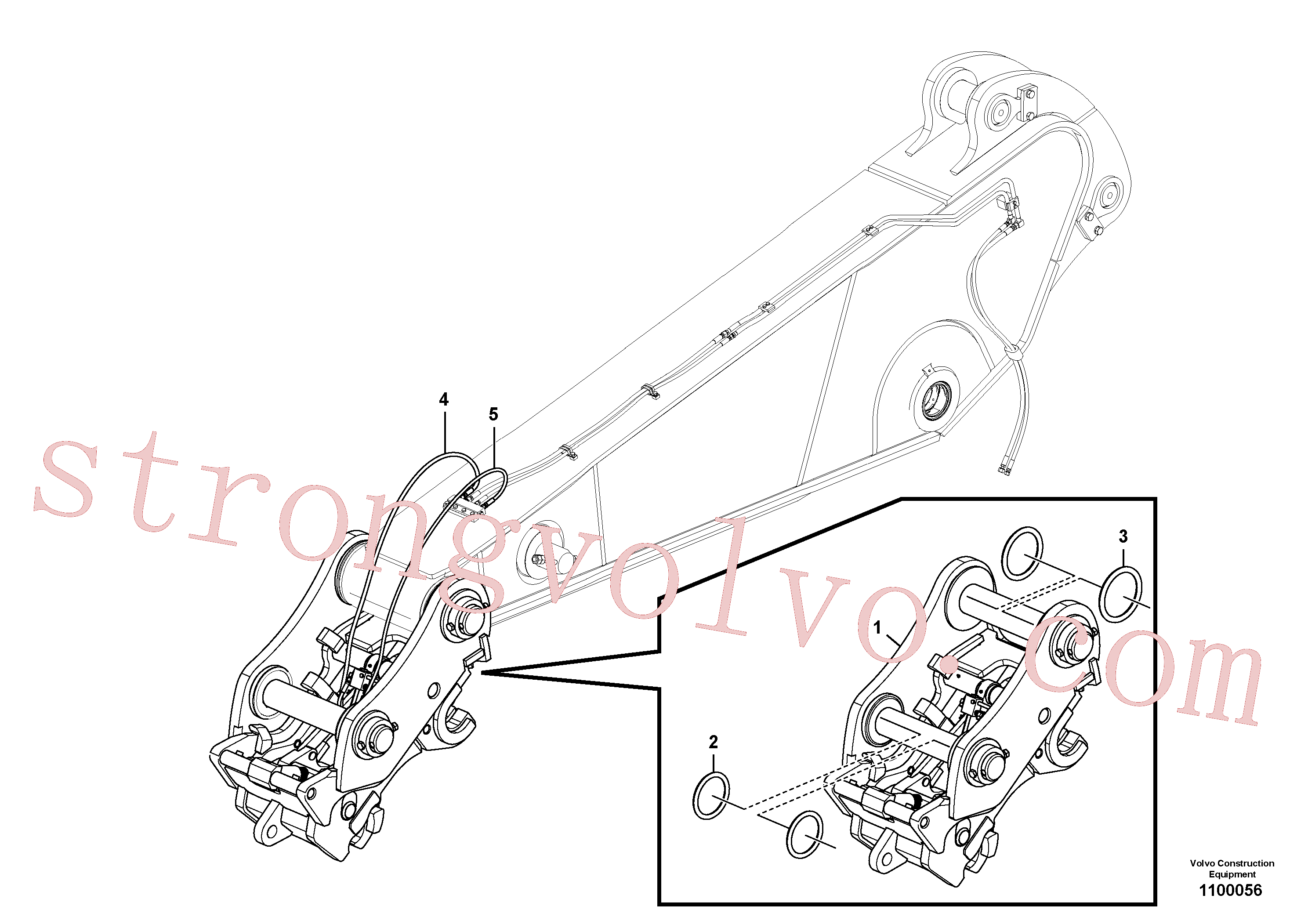 Volvo VOE14690773 Mangueira Volvo Acessórios para escavadeira