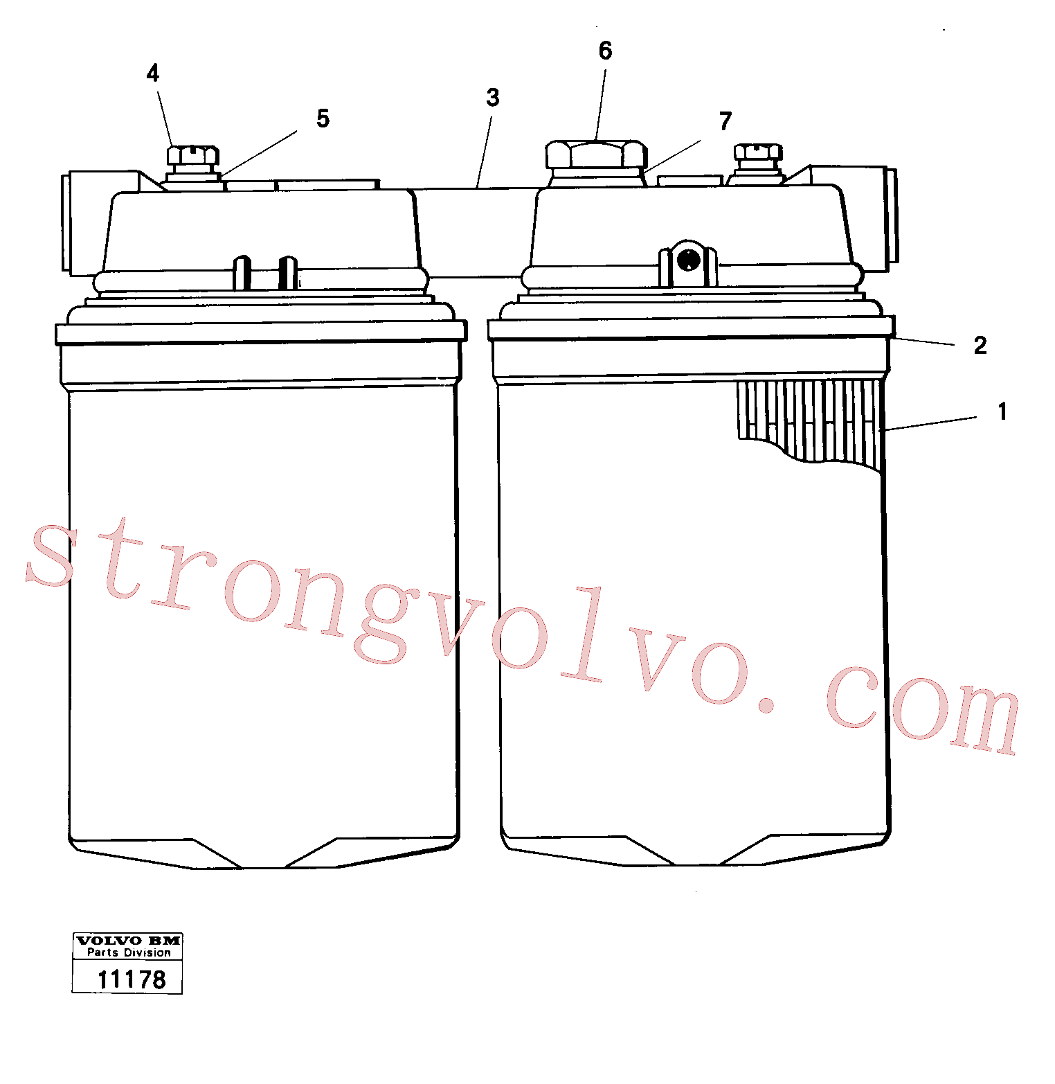 Atacado VOE957178 Junta Volvo escavadeira