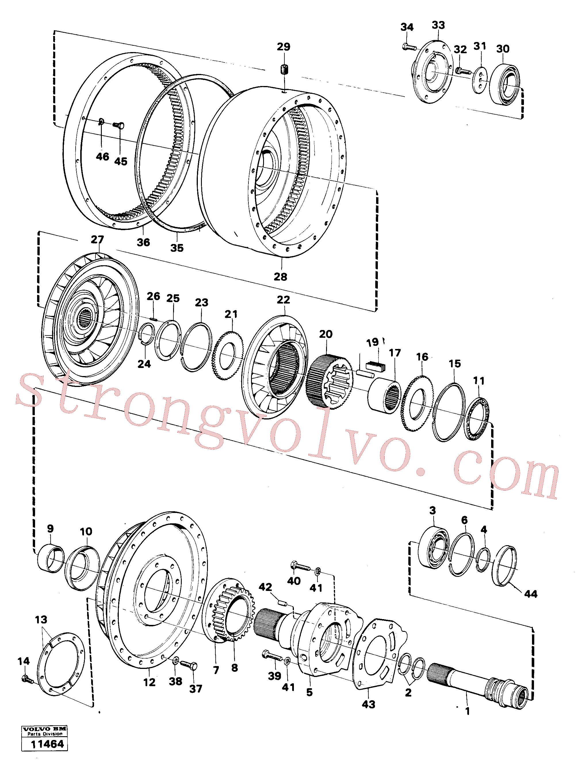 Volvo Montagem VOE14014772 Parafuso soquete sext Acessórios