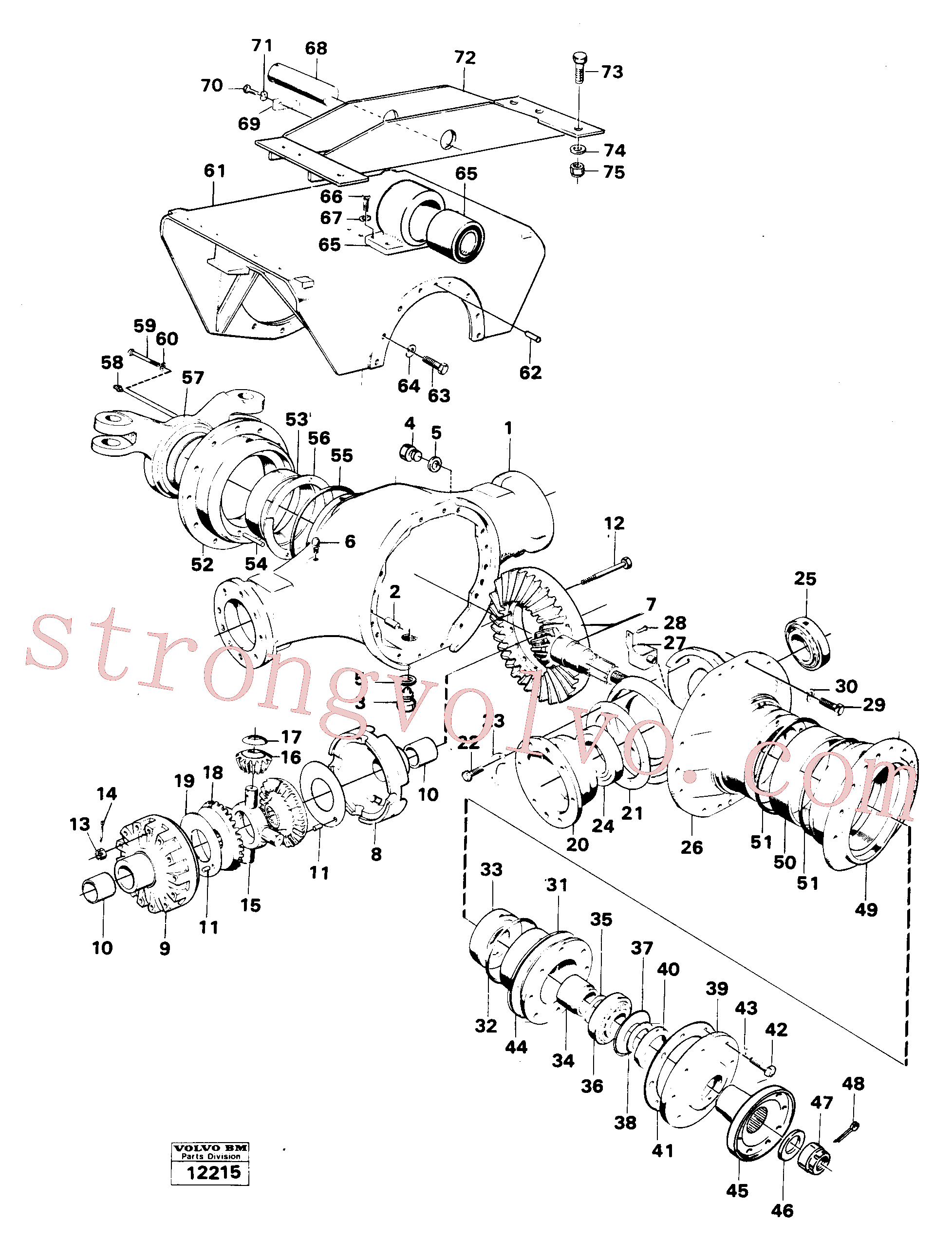 China Made VOE950681 Coupilha Volvo Acessórios para escavadeira