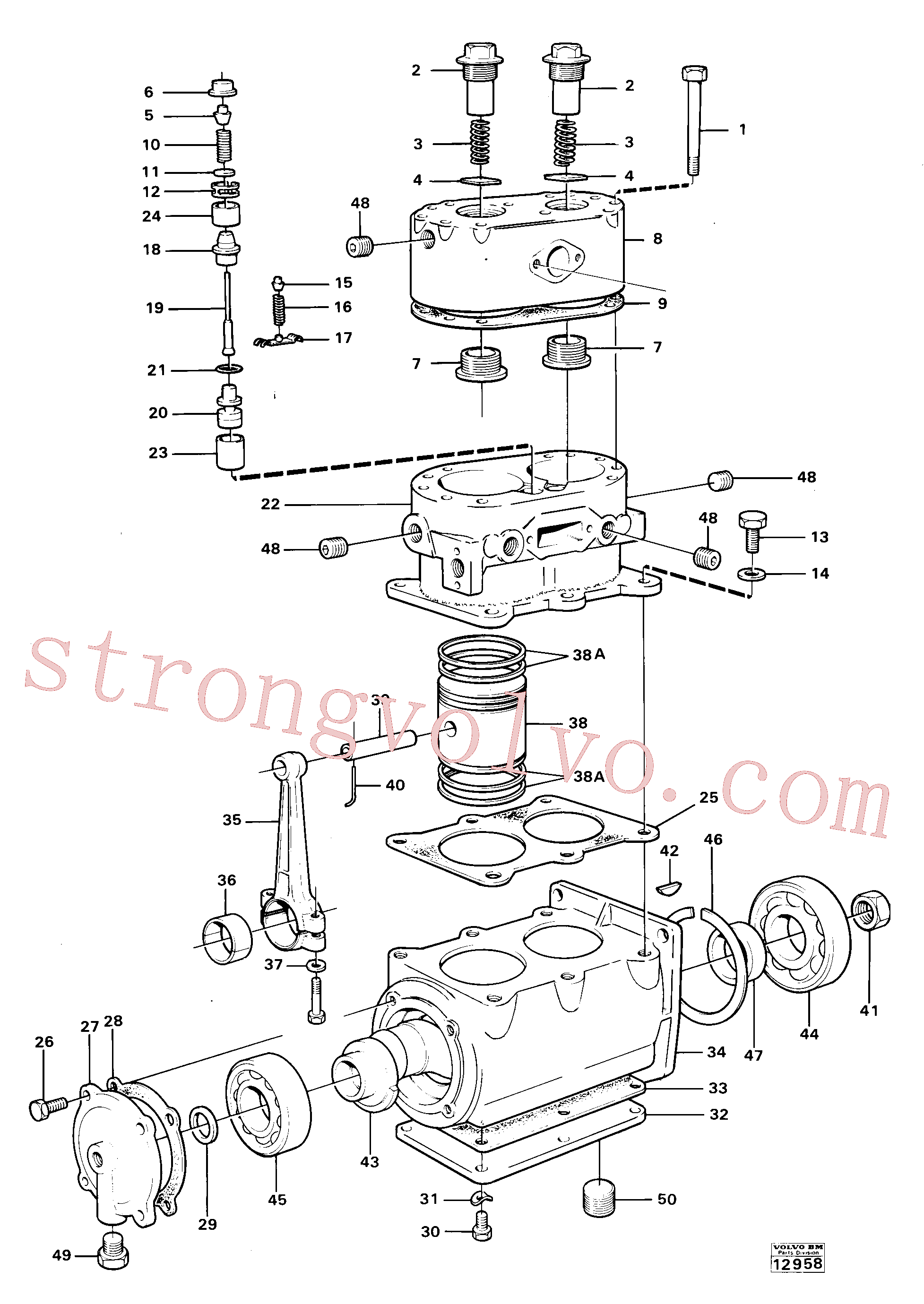 VOE11999841 Rolamento de esferas Volvo escavadeira