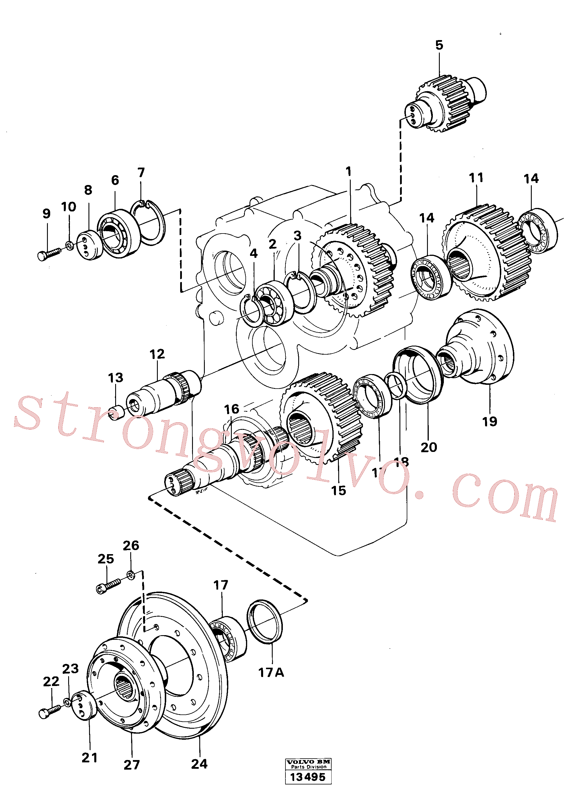 Volvo Montagem VOE13955343 Parafuso sextavado Acessórios