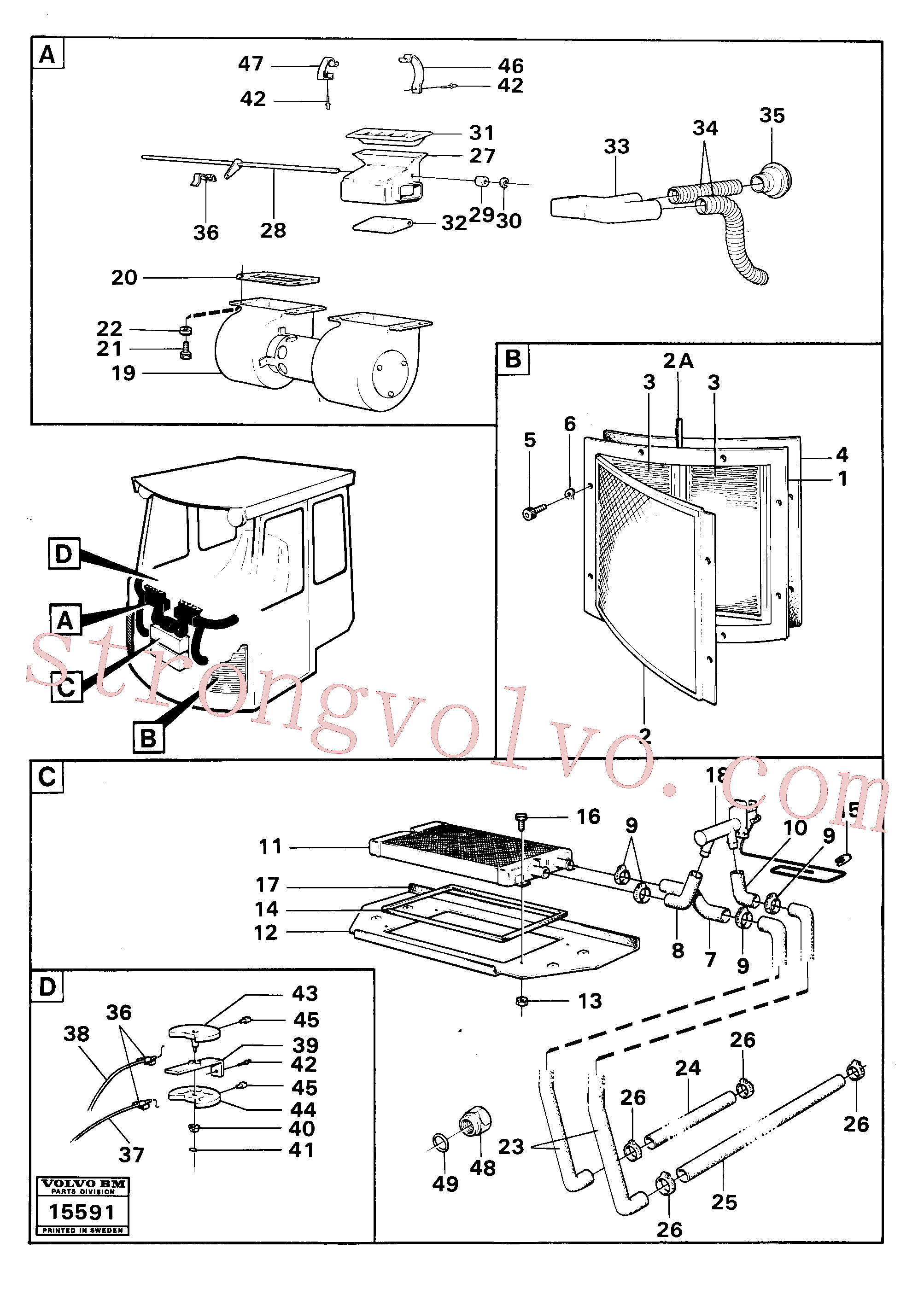 Atacado VOE959219 Parafuso soquete sext Volvo escavadeira