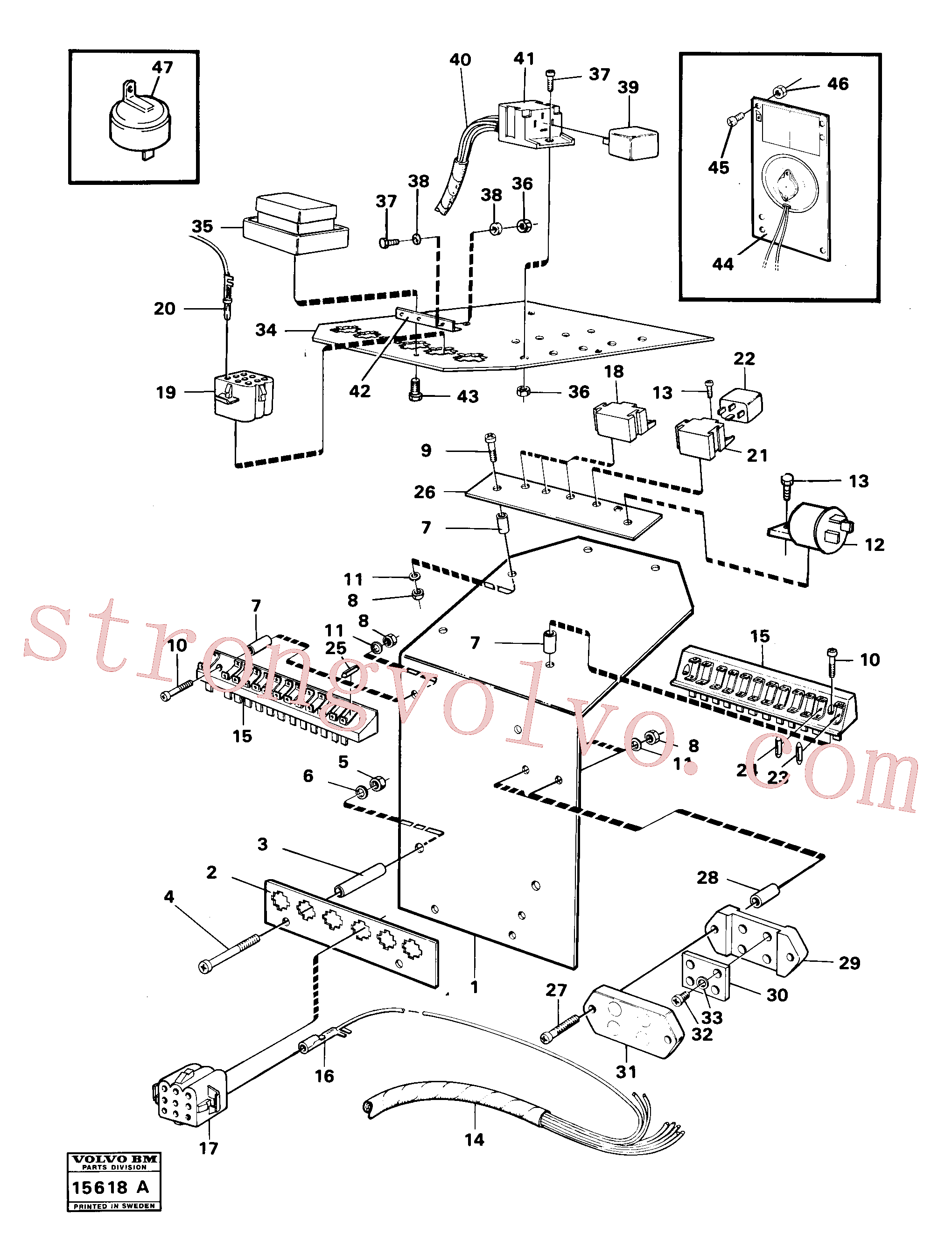 VOE13946556 Volvo Caixa de derivação eléctrica(15618A Montagem)