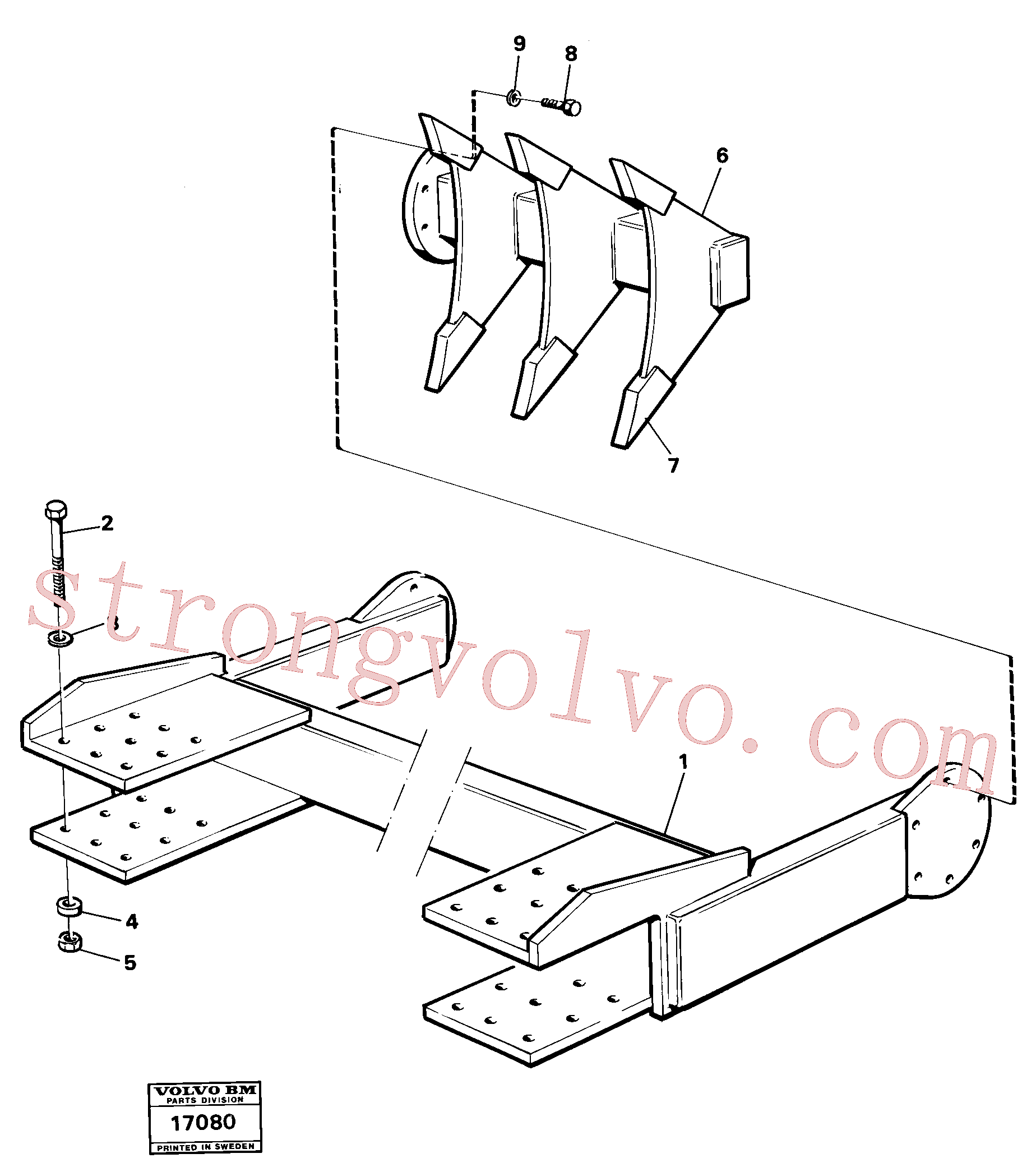 Atacado VOE4922464 Dente Volvo escavadeira