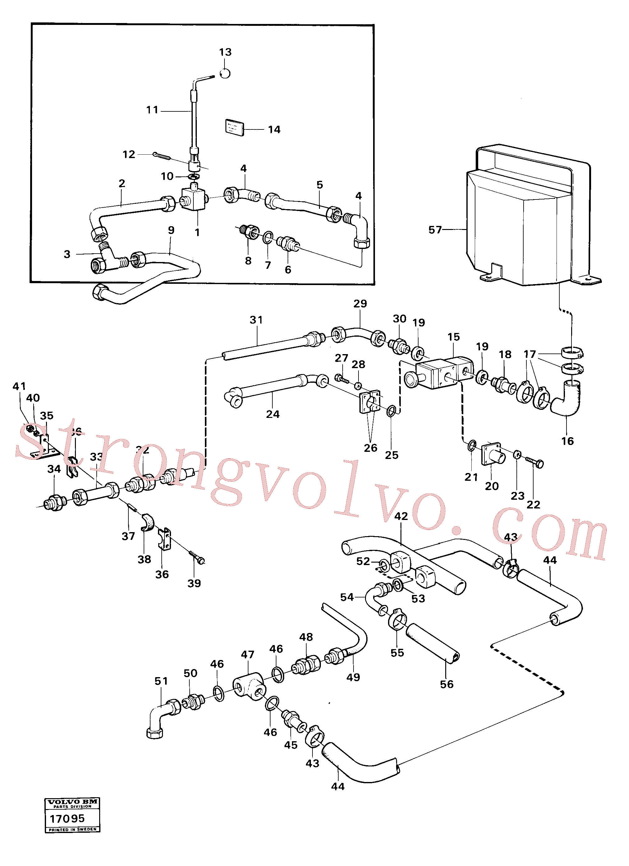 Volvo Acessórios para escavadeira VOE4541052 Anel-o Acessórios